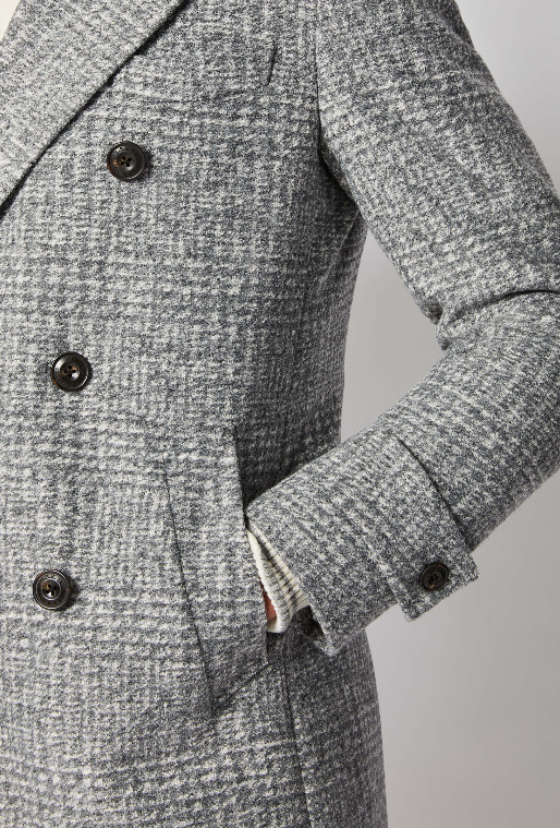 cappotto doppiopetto con martingala 7453557121 LBM 1911