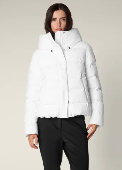 parka donna animal free mod. arena P32533WBIANCO SAVE THE DUCK