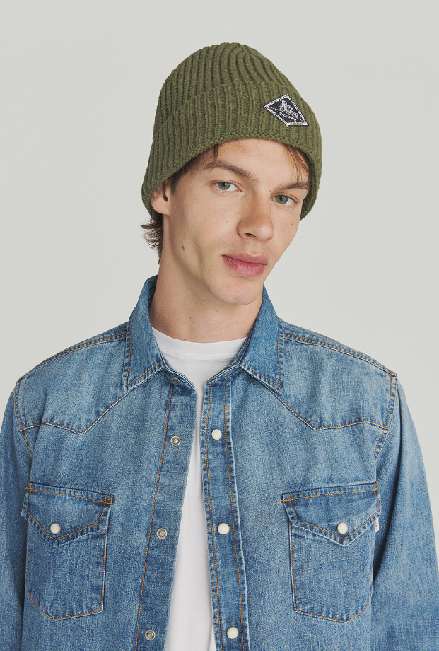 beanie in maglia HAT UNISEX ROY ROGERSDARK ARMY ROY ROGERS