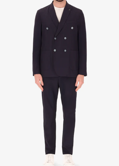 giacca high performance doppiopetto distretto12 C6U GA2357BLU DISTRETTO 12