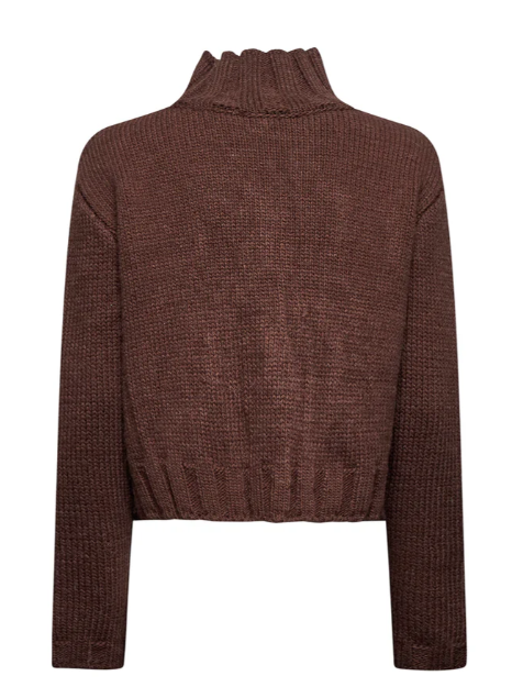 maglia con lavorazione intrecciata silvian heach GPA25255LUMARRONE SILVIAN HEACH