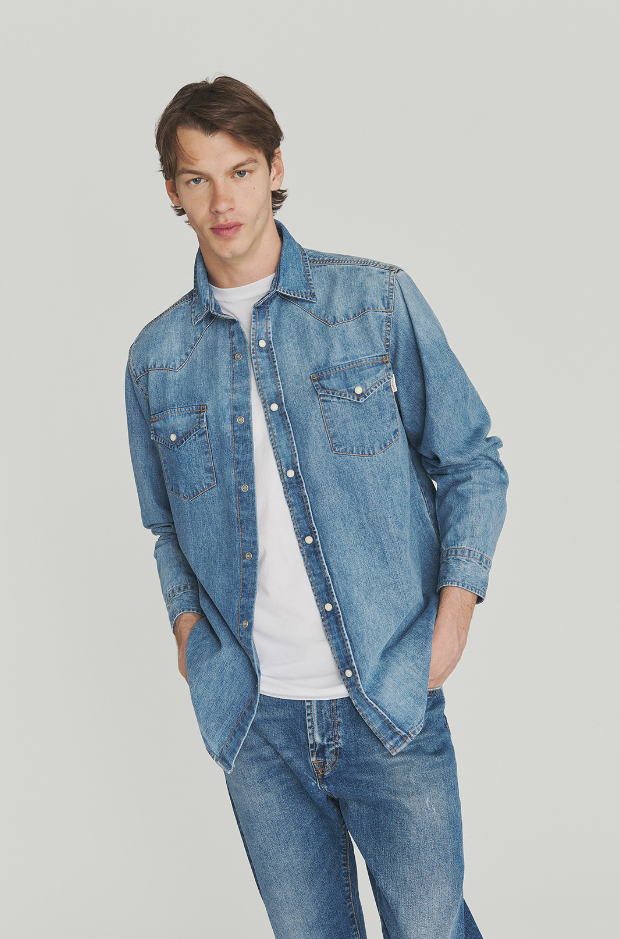 camicia in denim SHIRT MARTIN MANKOHSAMUI ROY ROGERS