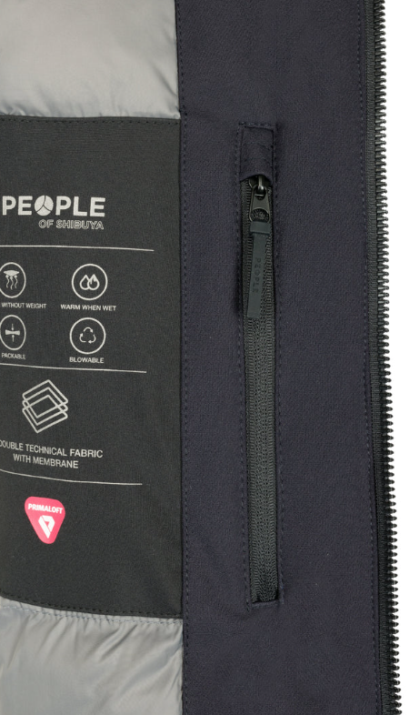 haneda giubbotto imbottito con cappuccio doppio HANEDAPM981790 PEOPLE