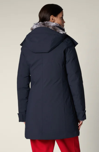 parka donna animal free mod. samantah blu nero P42800WBLU SAVE THE DUCK