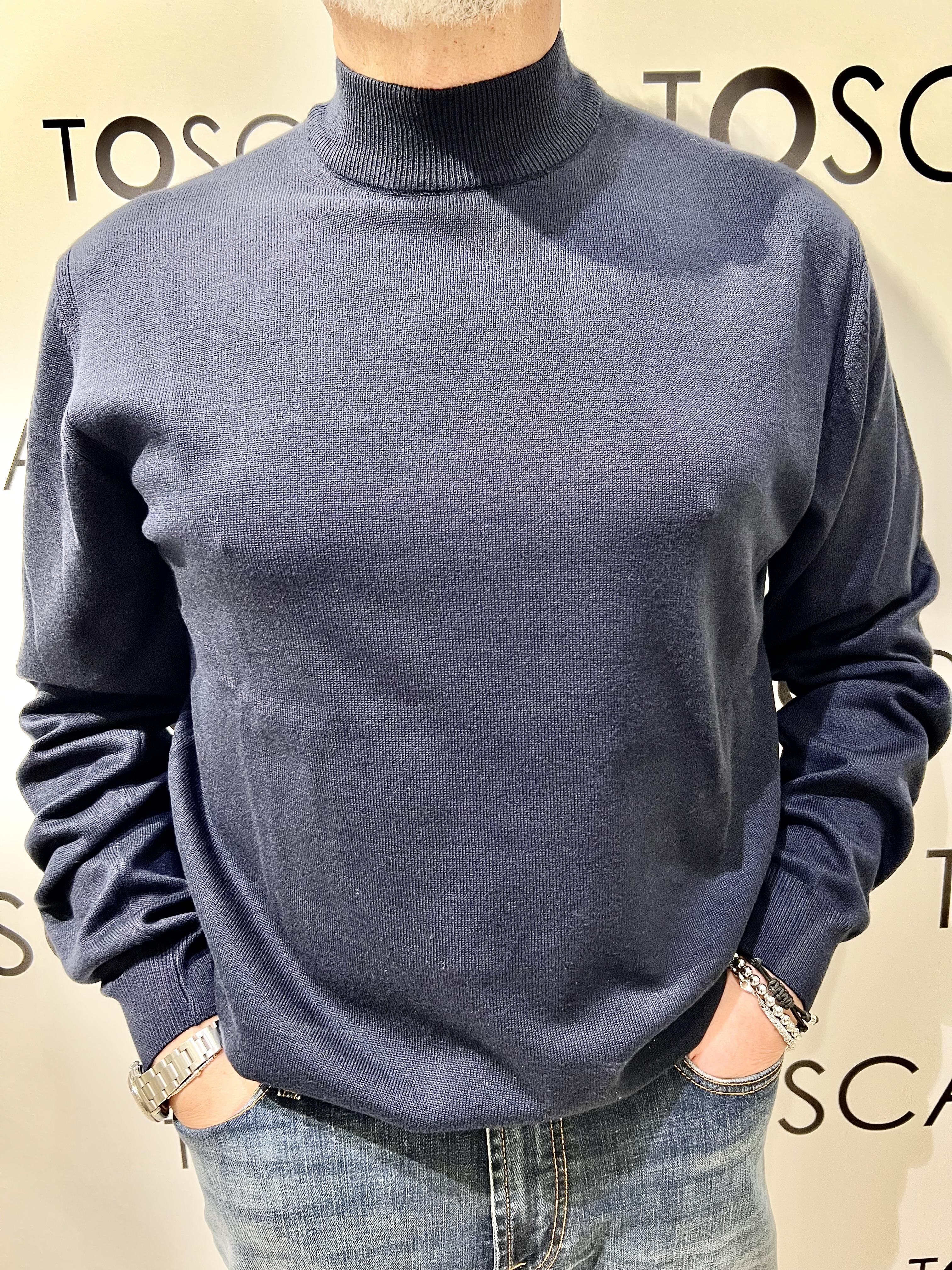 lupetto viscosa MI3158HBLU HAMAKI-HO