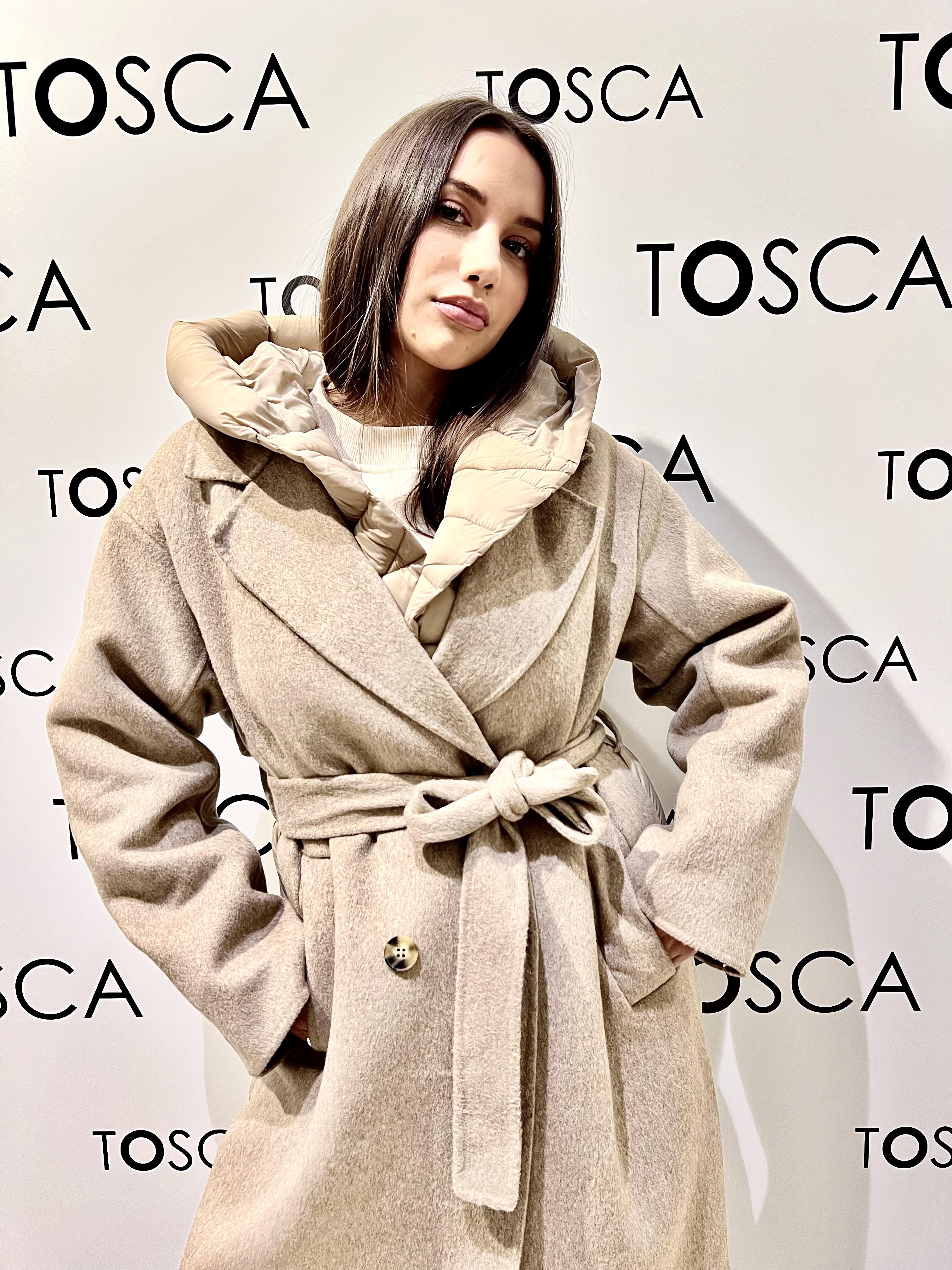 cappotto imbottito in ovatta TF0028BEIGE VICOLO