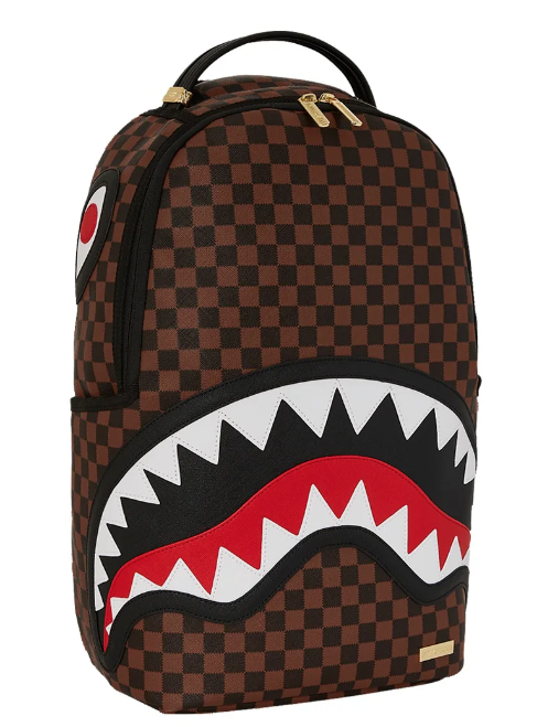 zaiinetto sprayground sawtooth sharks in paris dlxsv backpack 910B7200NSZMARRONE SPRAYGROUND