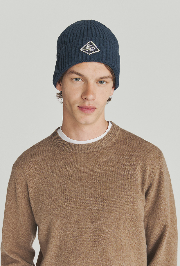 beanie in maglia HAT UNISEX ROY ROGERSNAVY ROY ROGERS