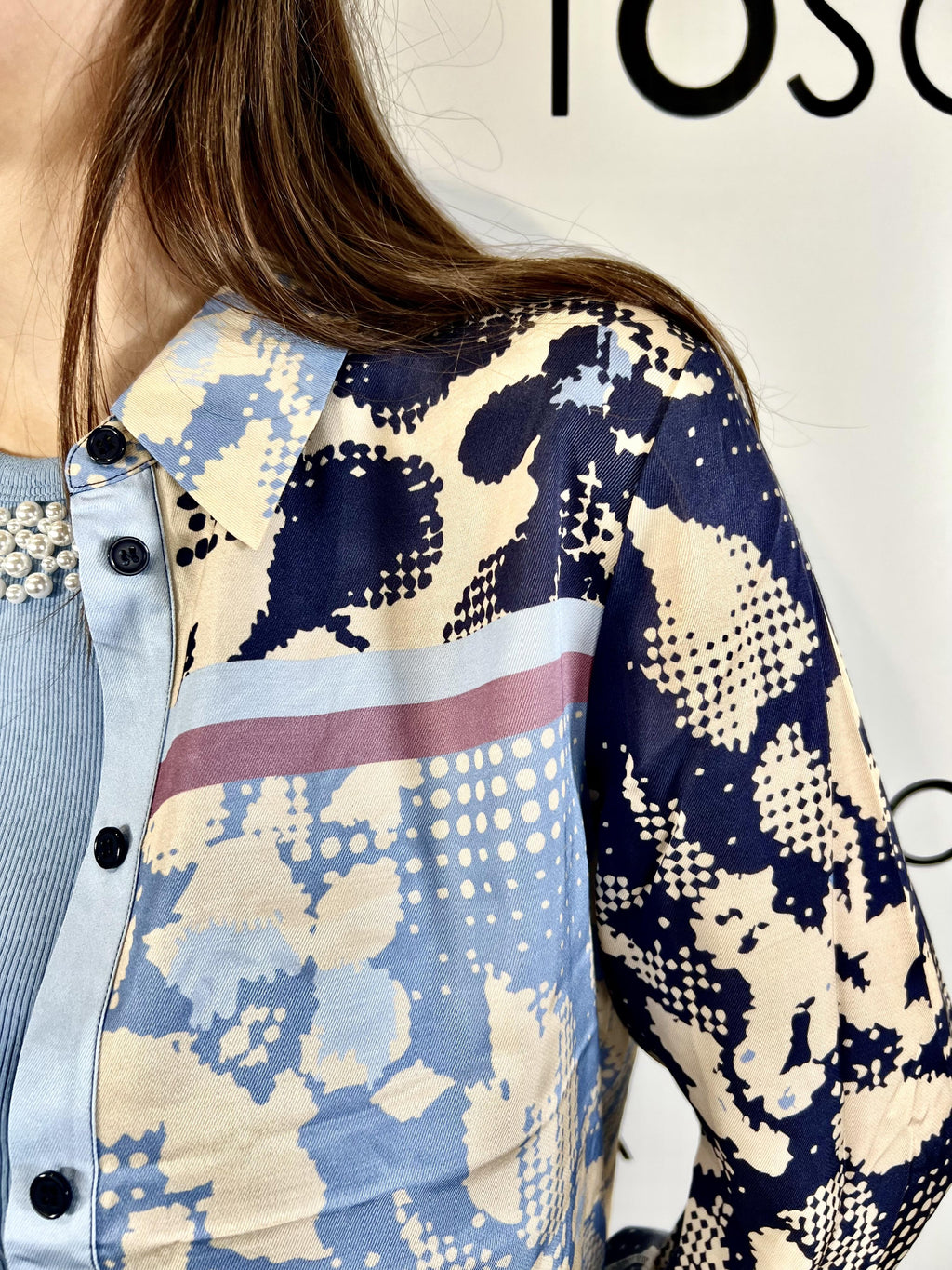 camicia stampa foulard silvian heach 