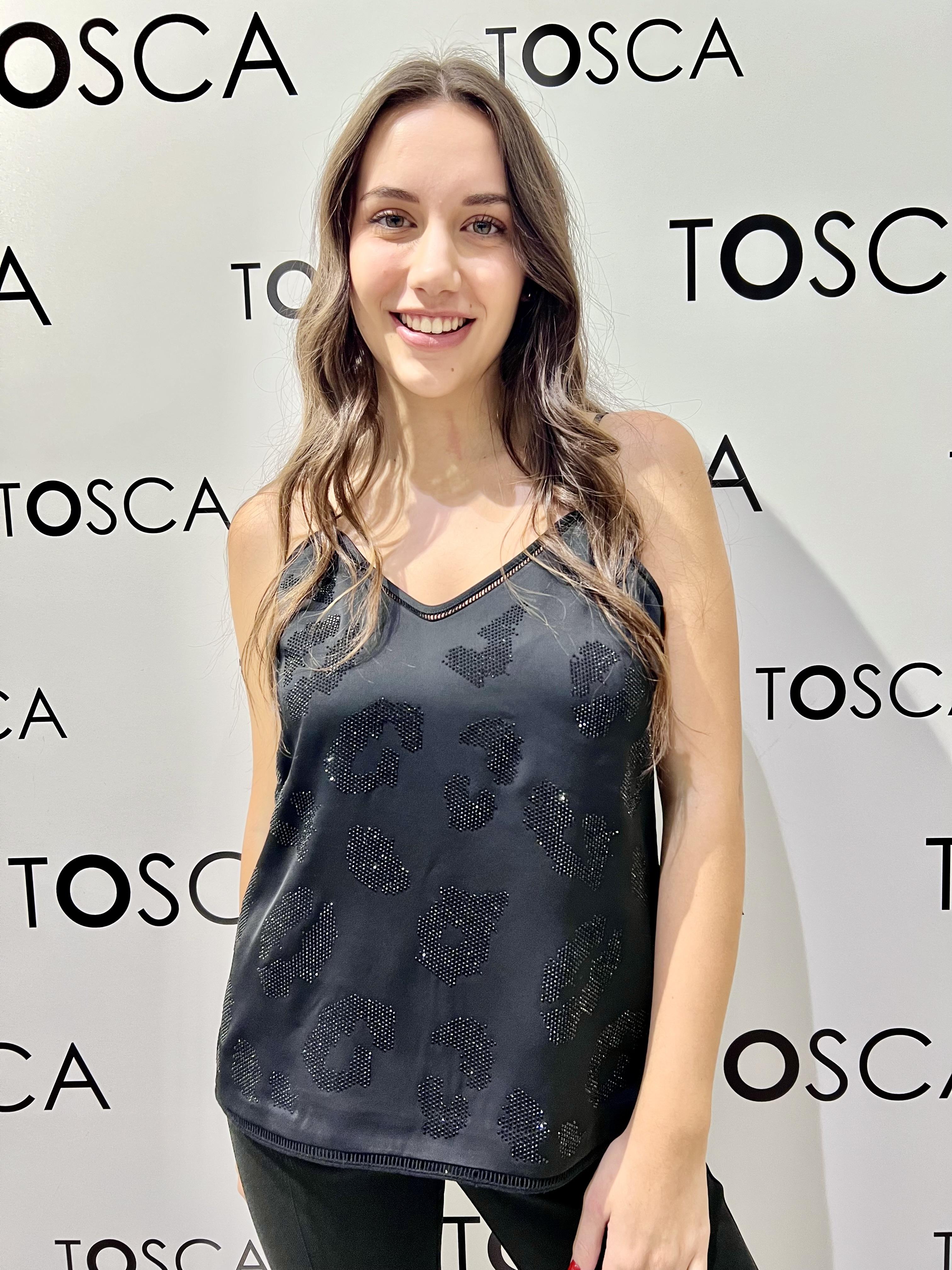 top con pailettes GPA25419TONERO SILVIAN HEACH