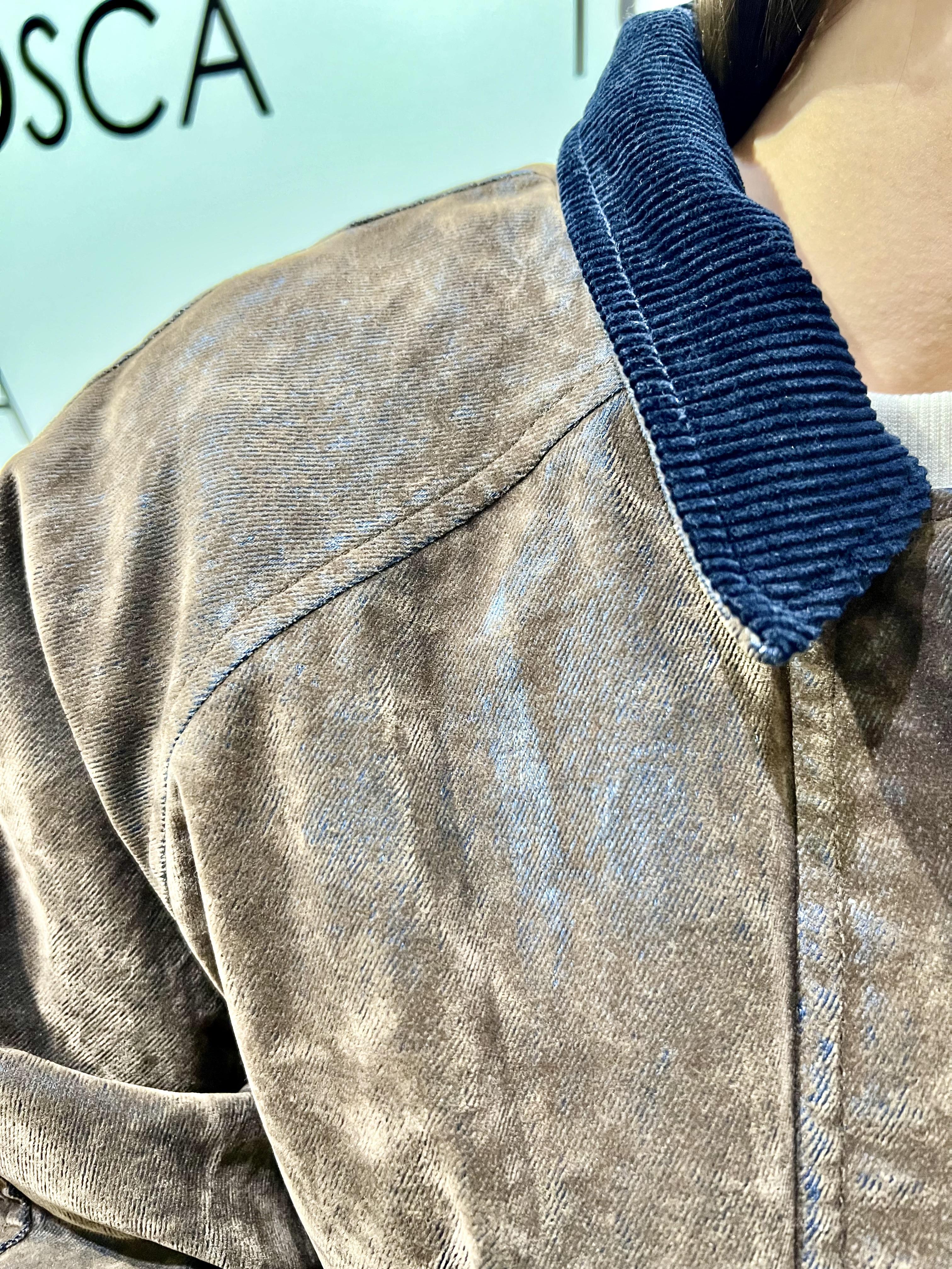 alessandra giacca vintage DF5070MARRONE VICOLO