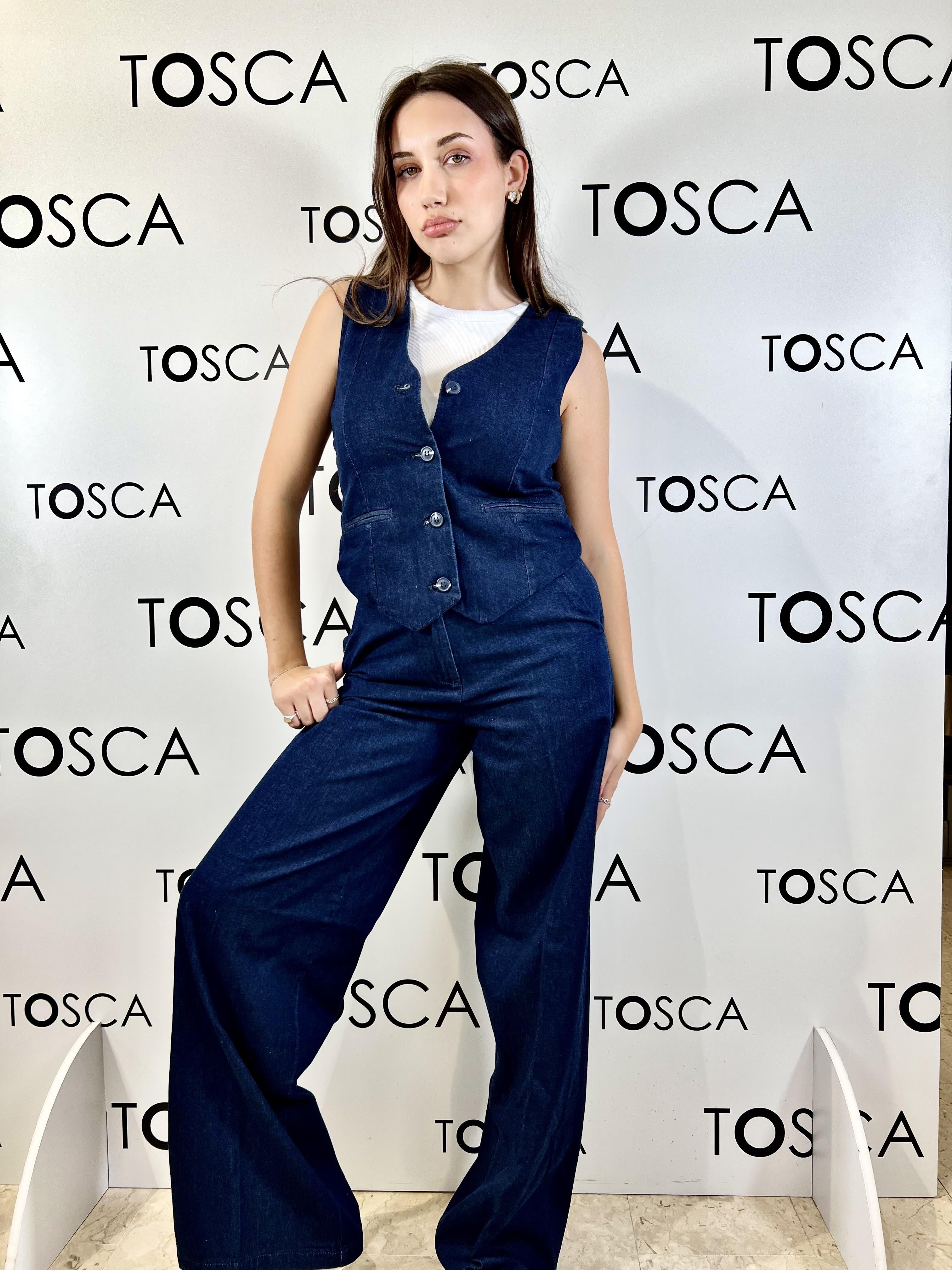 pantaloni a vita alta dal design essenziale silvian heach 