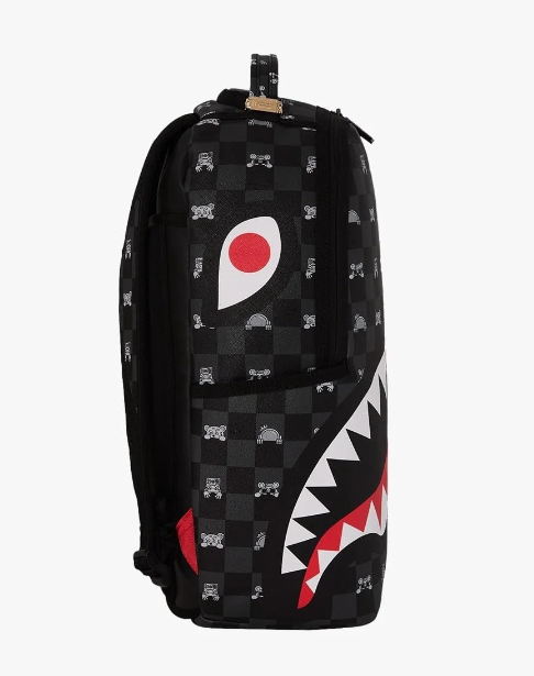 zainetto gray peeking character check dlxsv backpack.sprayground 