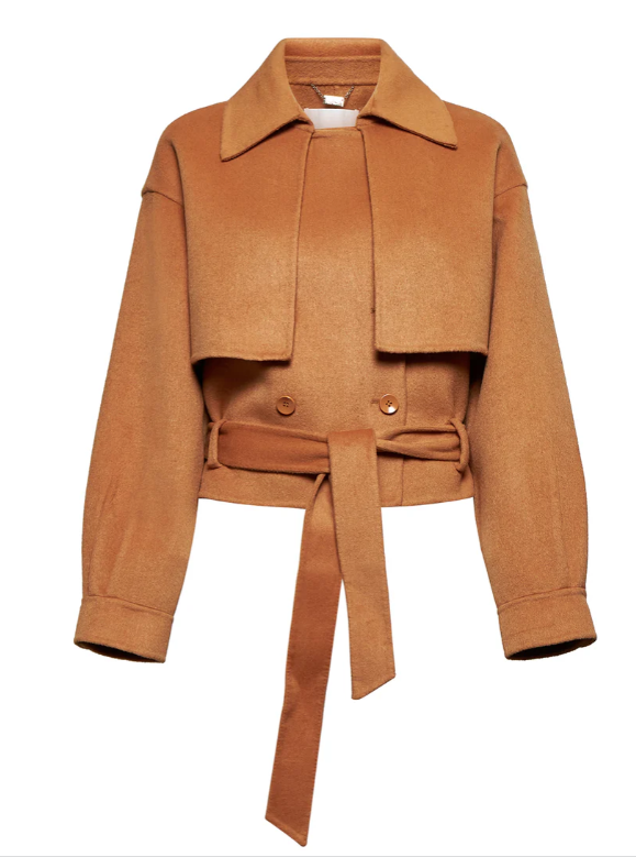 giubbotto in panno silvian heach GPA25163CAMMELLO SILVIAN HEACH