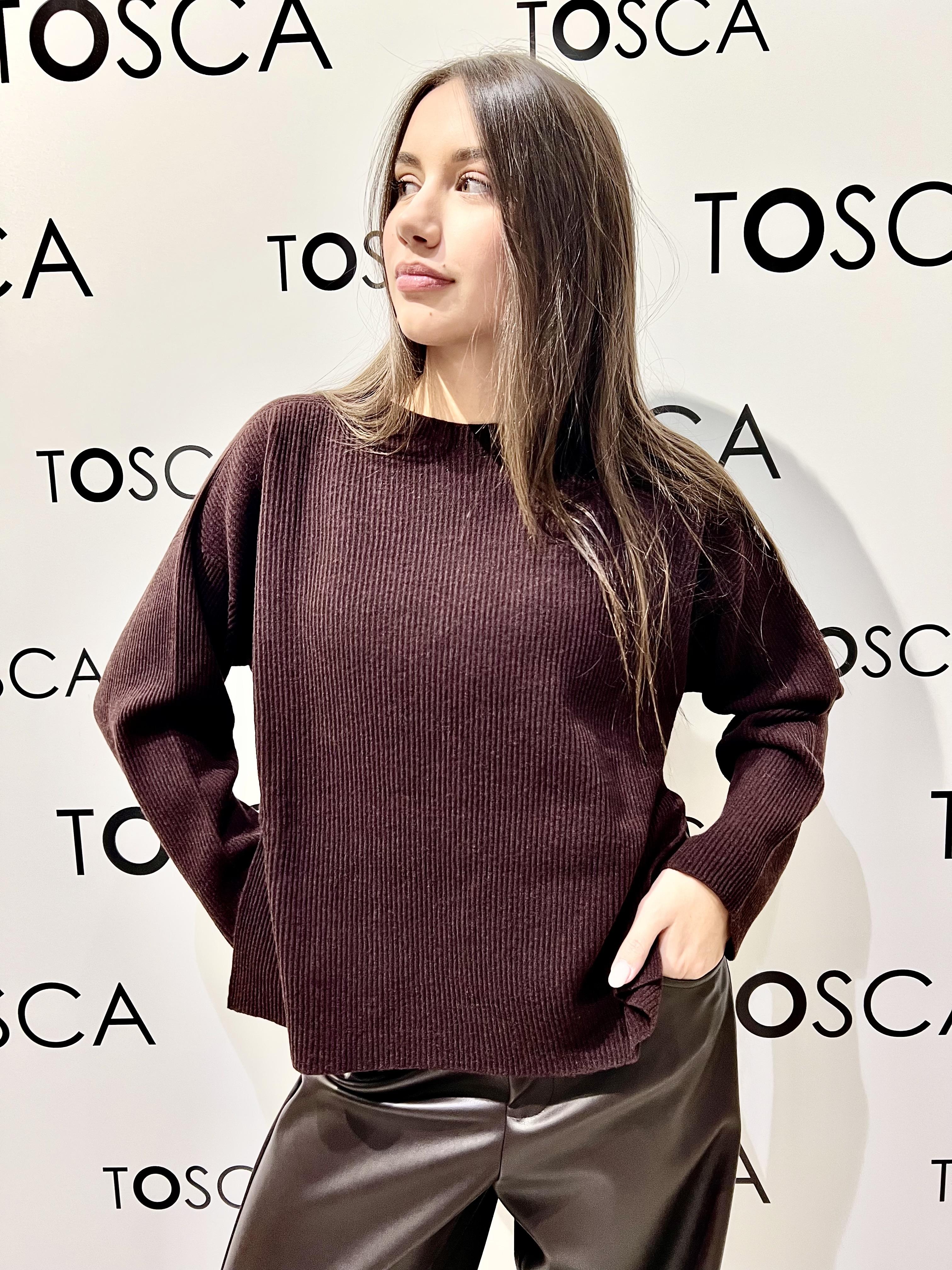 girocollo coste spacchi 3M0877CMOGANO KONTATTO