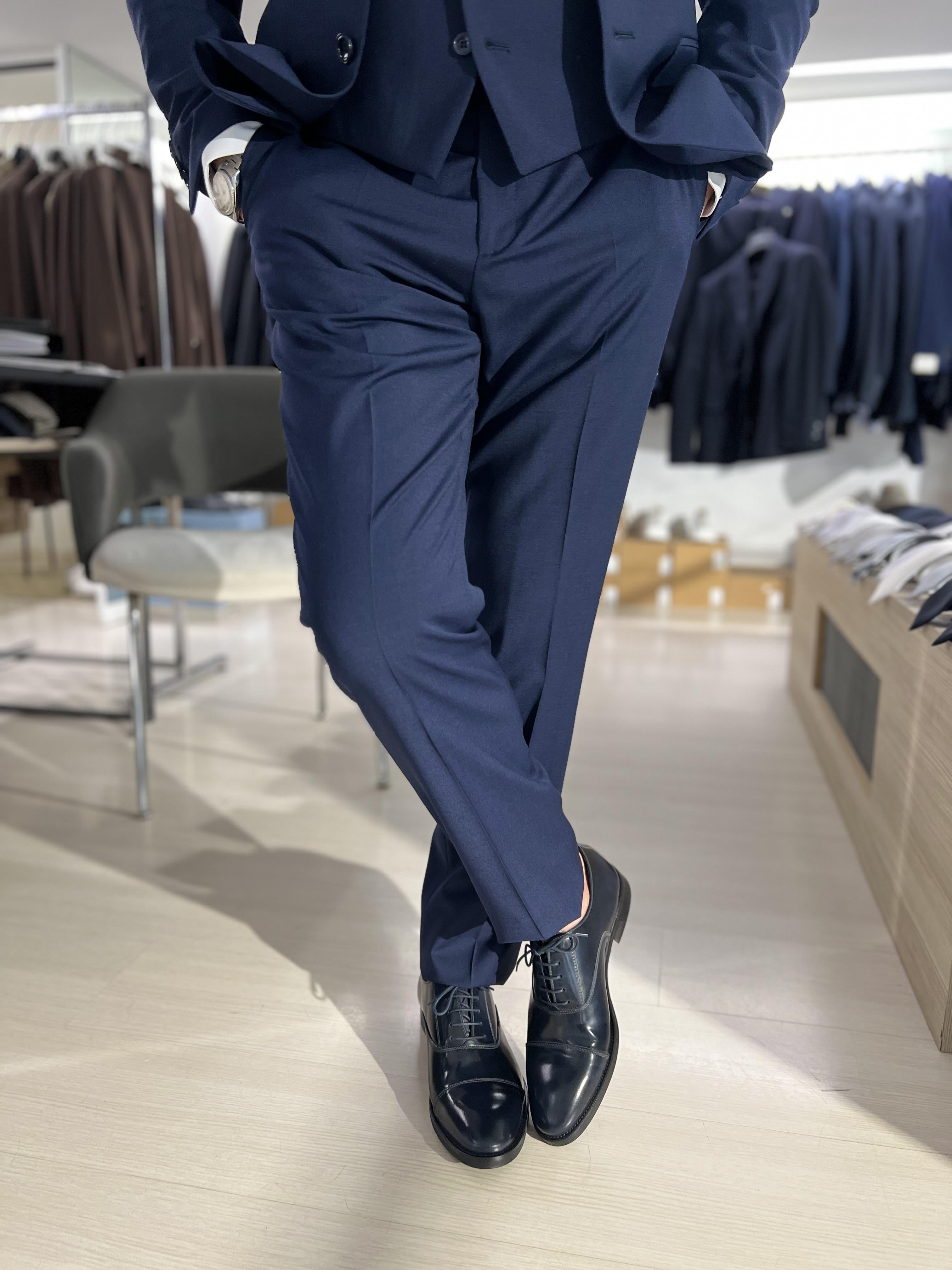 abito con gilet fresco lana alessandro gilles 