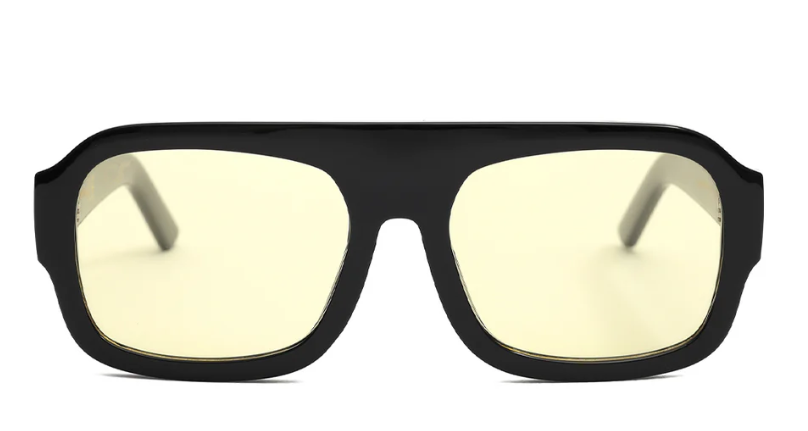 occhiali roma giallo os sunglasses 