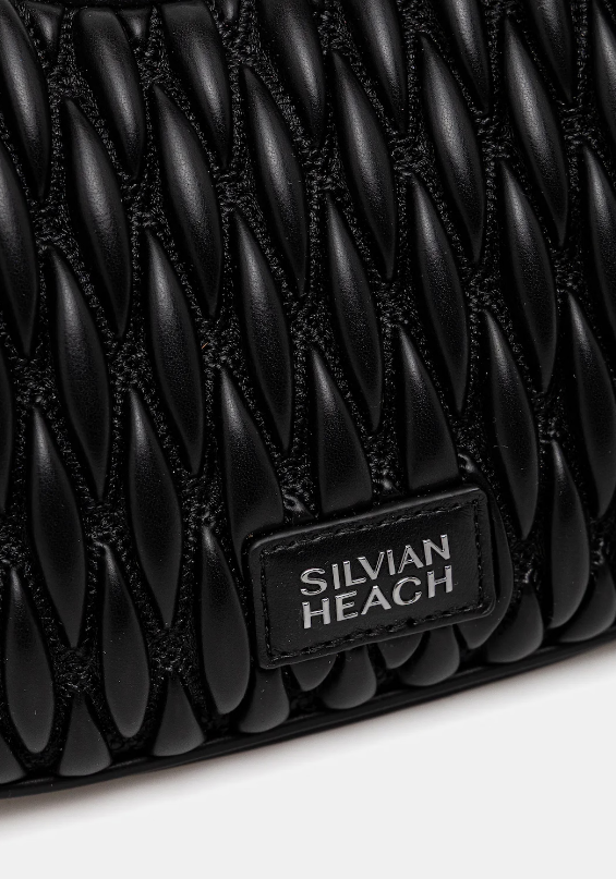 borsa effetto trapuntato con manico silvian heach RCA25034BONERO SILVIAN HEACH