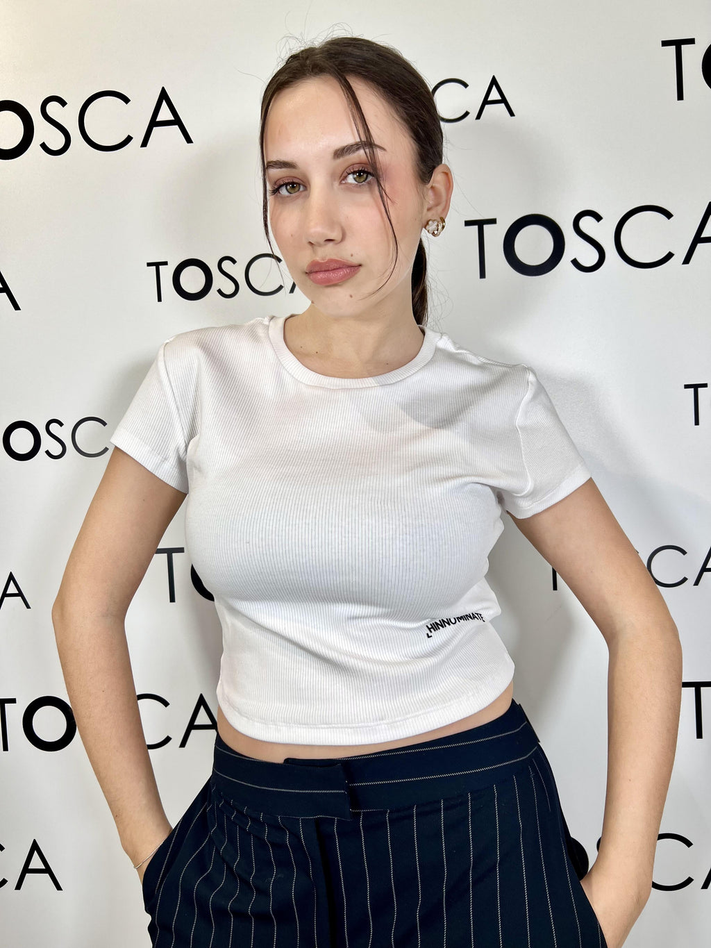 crop top basico  hinnominate 