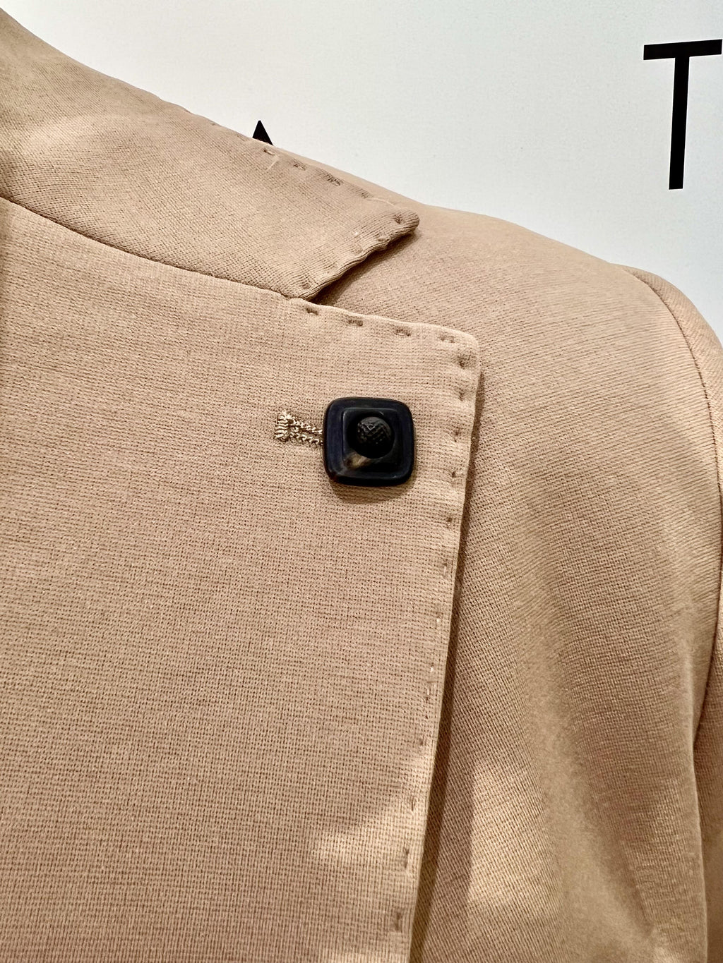 giacca monopetto in punto milano outfit OUGM0001 IL BUON VINOCAMMELLO OUTFIT