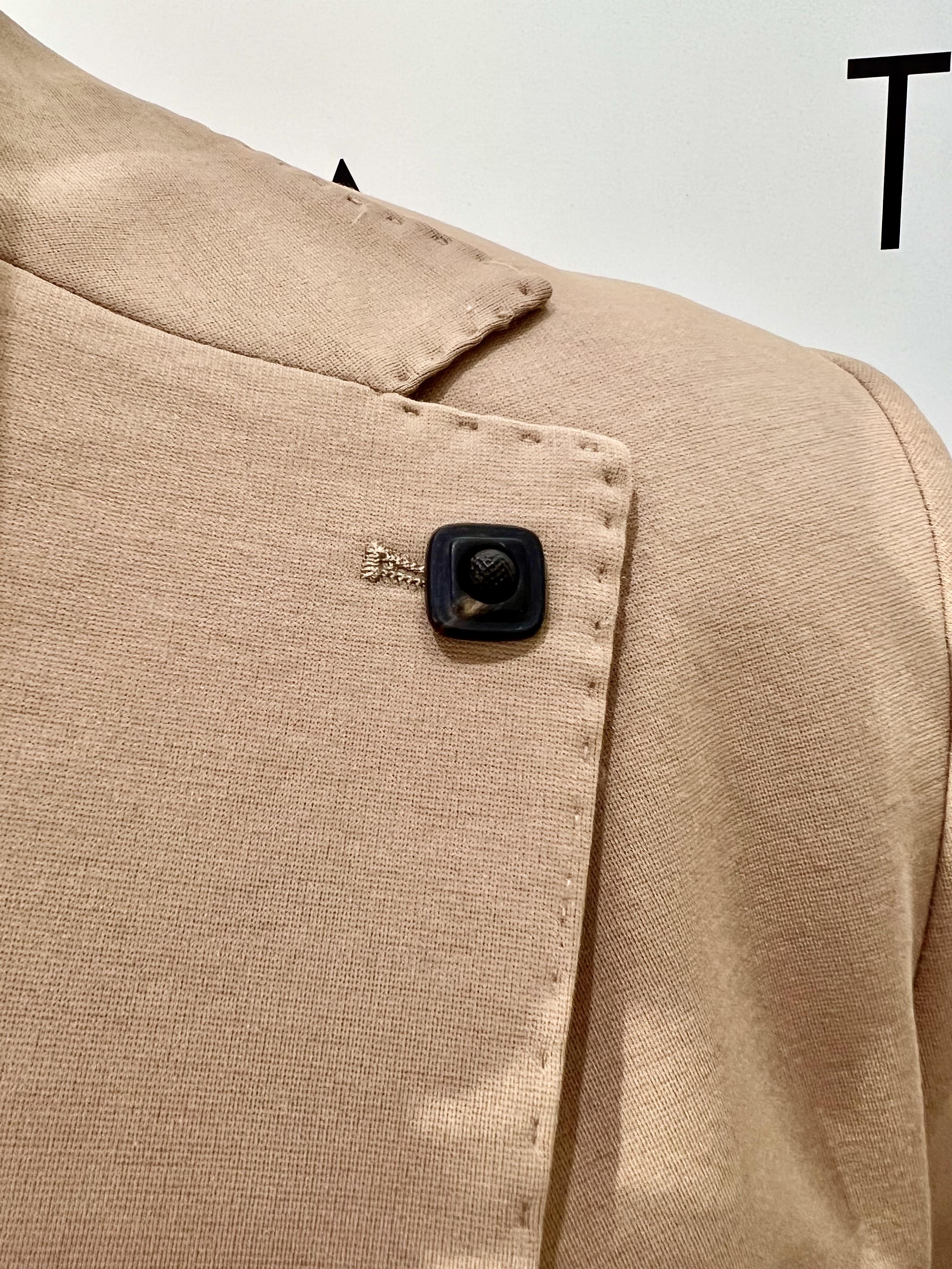 giacca monopetto in punto milano outfit OUGM0001 IL BUON VINOCAMMELLO OUTFIT