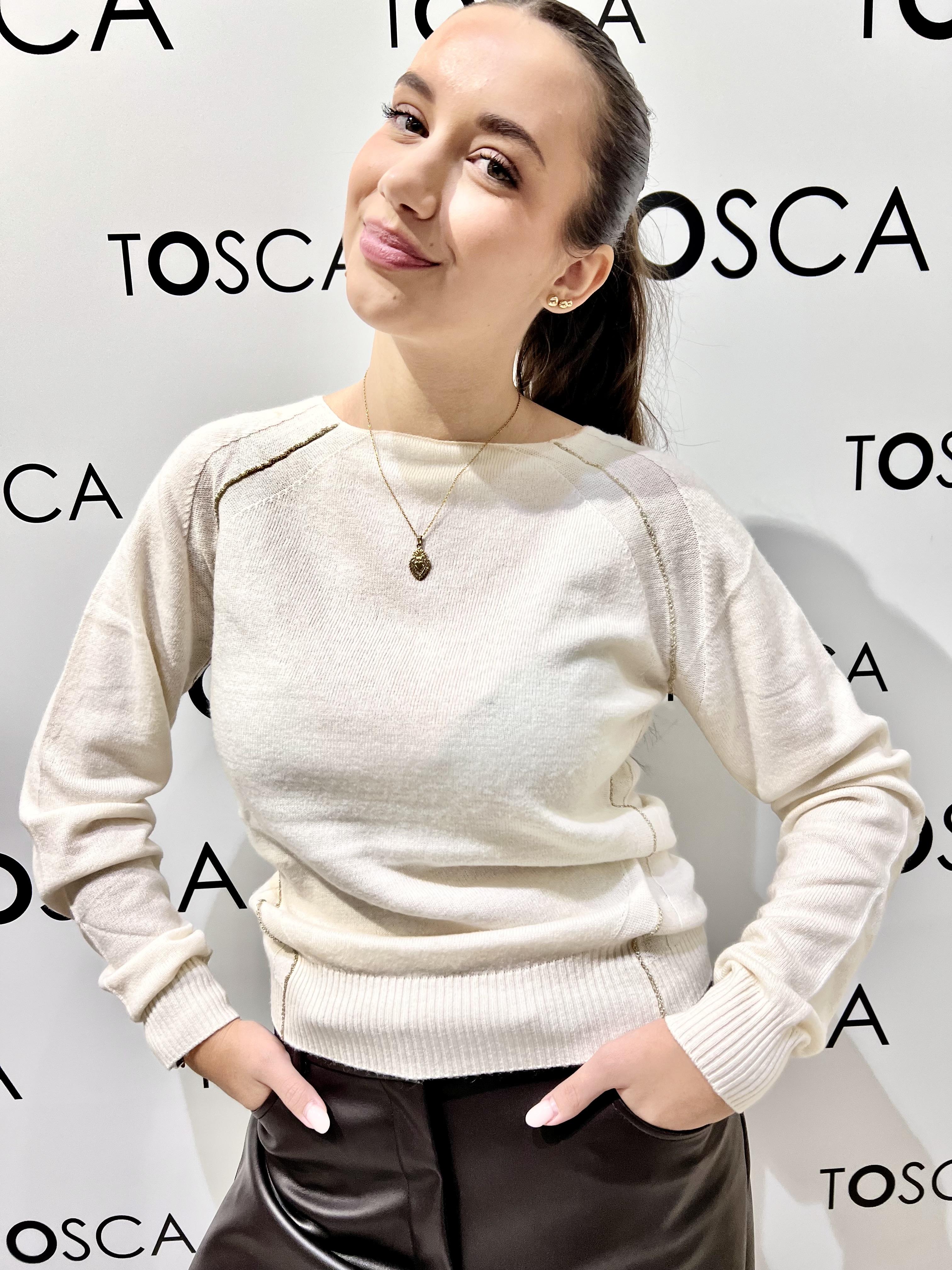 maglia girocollo minimal silvian heach GPA25241MAAVORIO SILVIAN HEACH