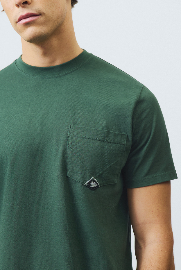 t-shirt pocket man heavy jersey 