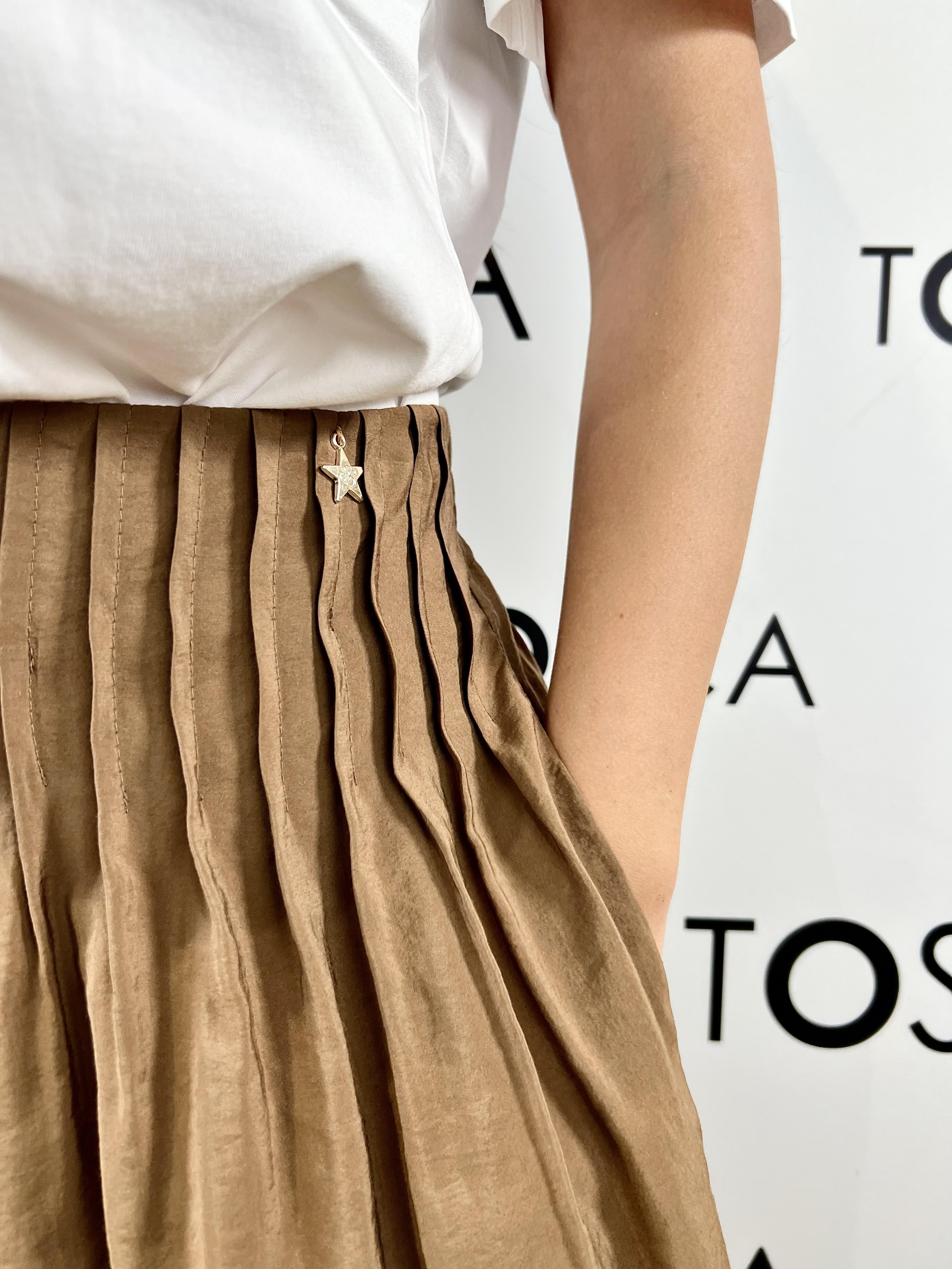 pantaloni con pinces e coulisse souvenir 