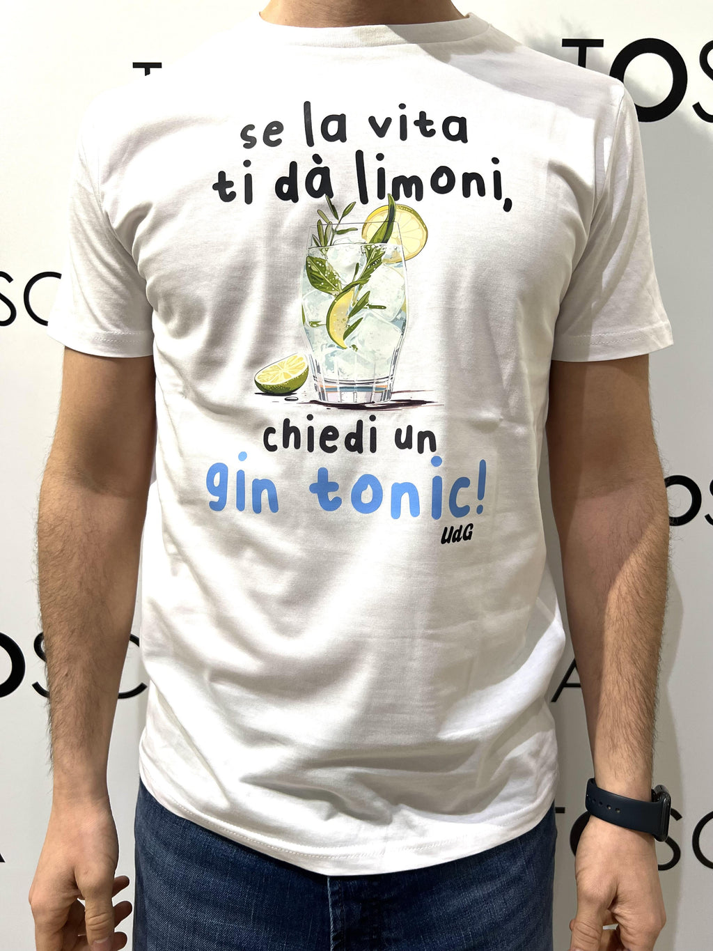 gin t-shirt se la vita ti da limoni chiedi un gin tonic 