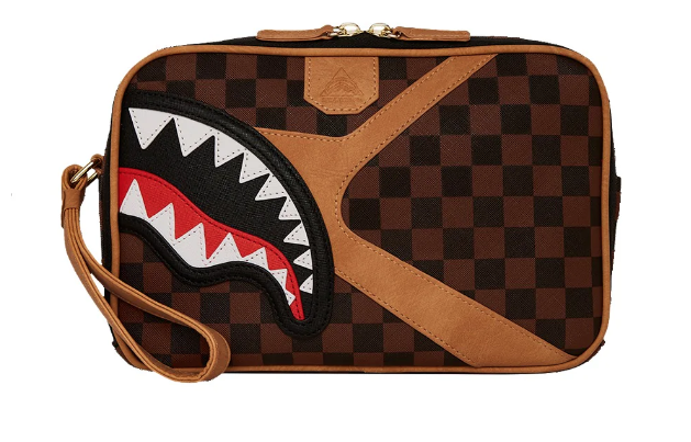 pochette sprayground hennyville toiletry brick 9107993NSZMARRONE SPRAYGROUND