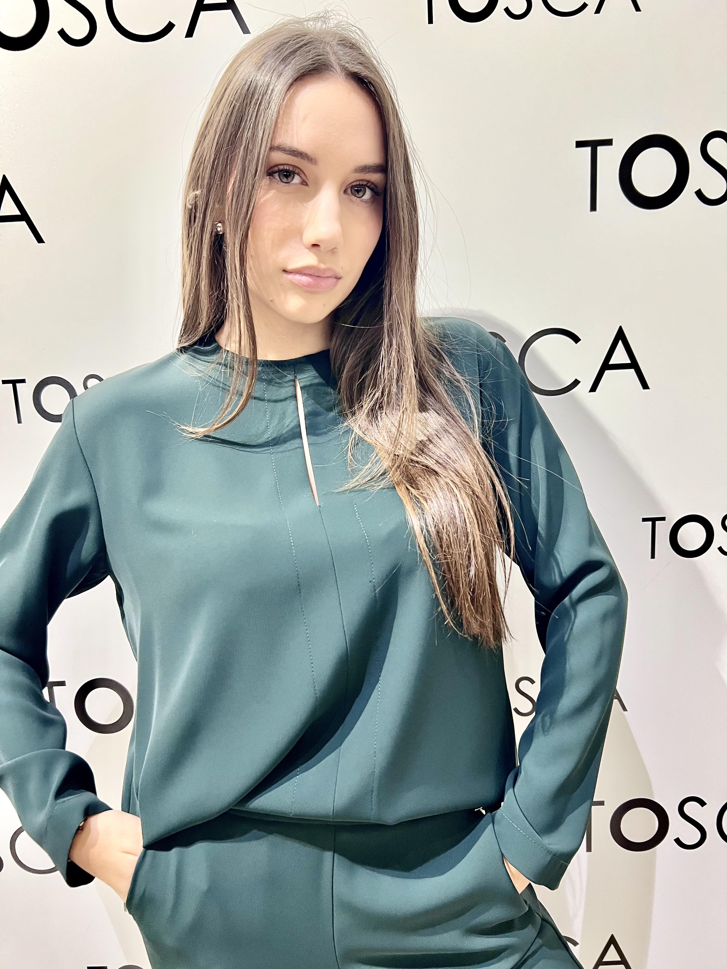 blusa e panatloni souvebir W38S0456-GIULIANAVERDE SOUVENIR
