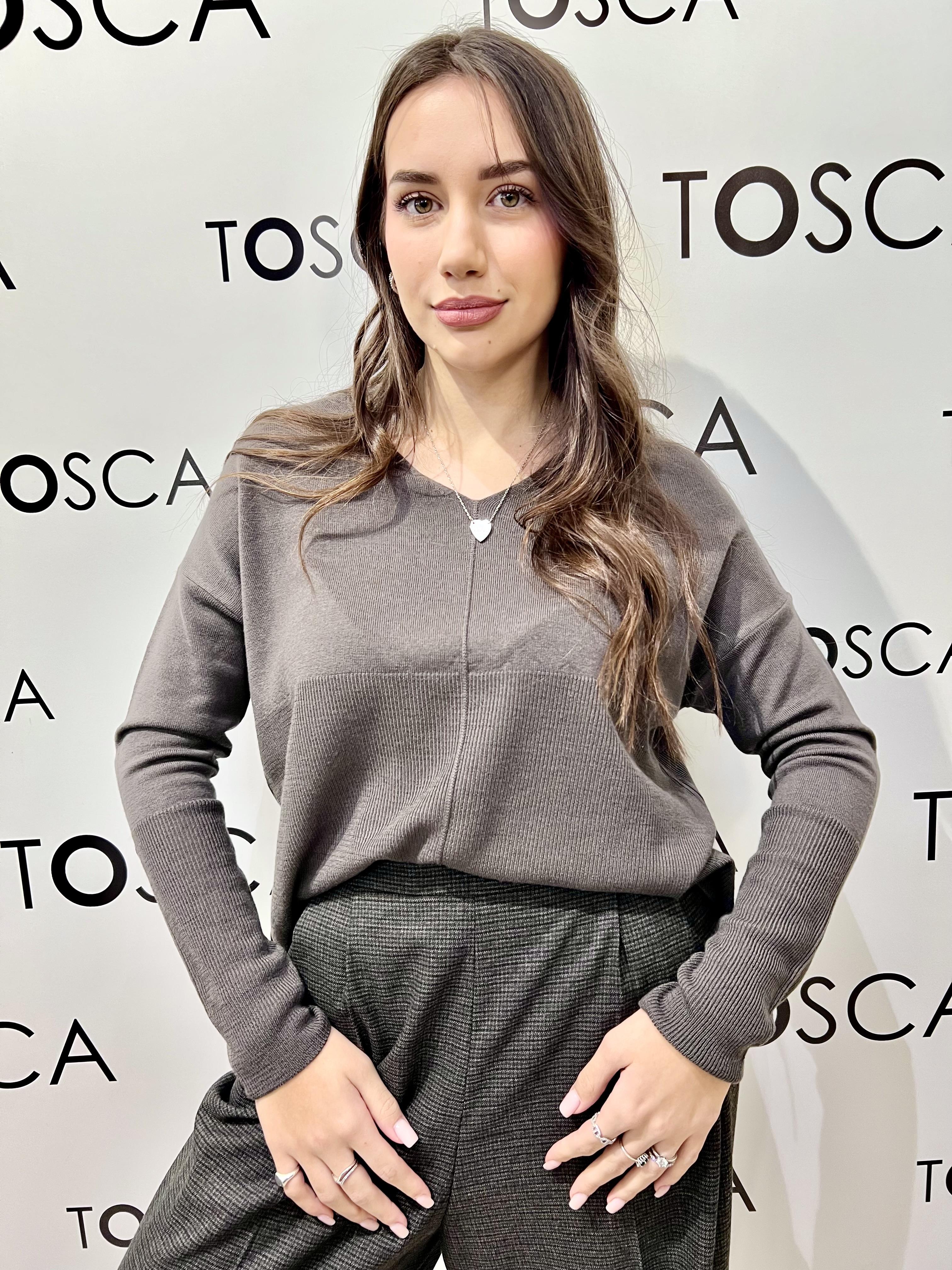 maglia scollo v ferrone S9YBFNINJAVERDE FERRONE