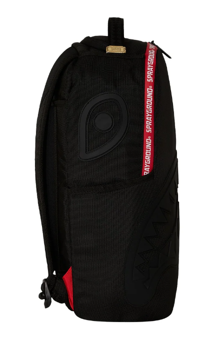 zaiinetto sprayground printed zipper shark dlxr backpack 910B6017NSZNERO SPRAYGROUND