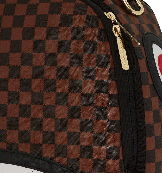 zaiinetto sprayground sawtooth sharks in paris dlxsv backpack 910B7200NSZMARRONE SPRAYGROUND