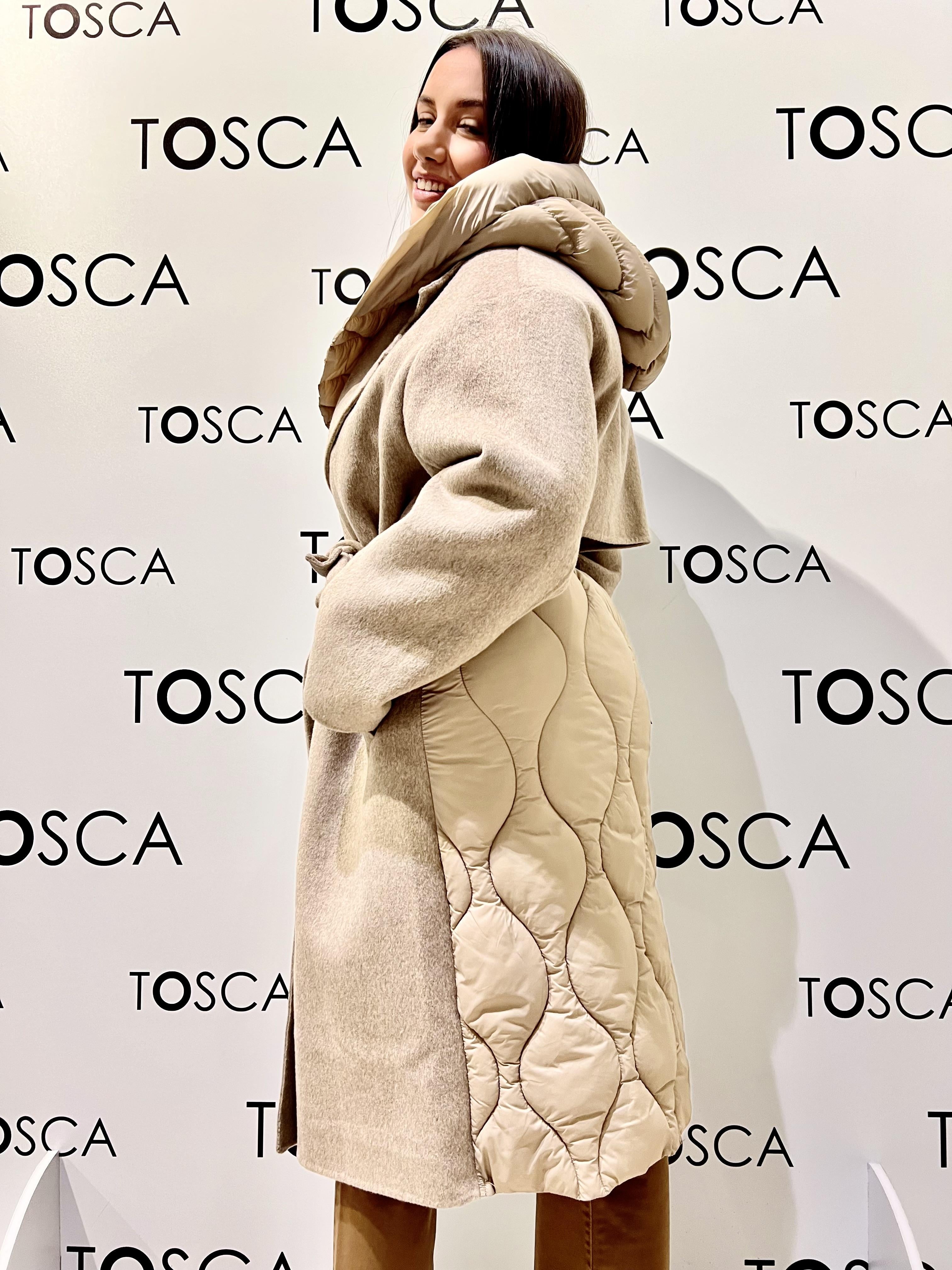 cappotto imbottito in ovatta TF0028BEIGE VICOLO