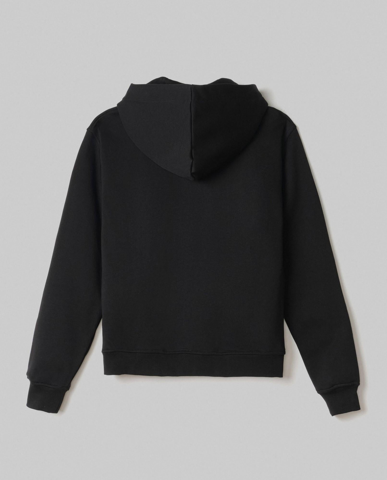 felpa cappuccio basica full zip con marsupio hinnominate HMBAW01945TMTF0012NERO HINNOMINATE