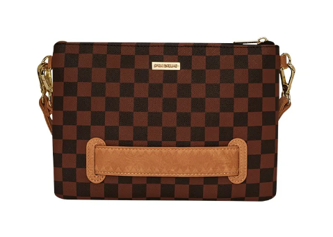 pochette sprayground hennyville crossover clutch 910B7994NSZMARRONE SPRAYGROUND