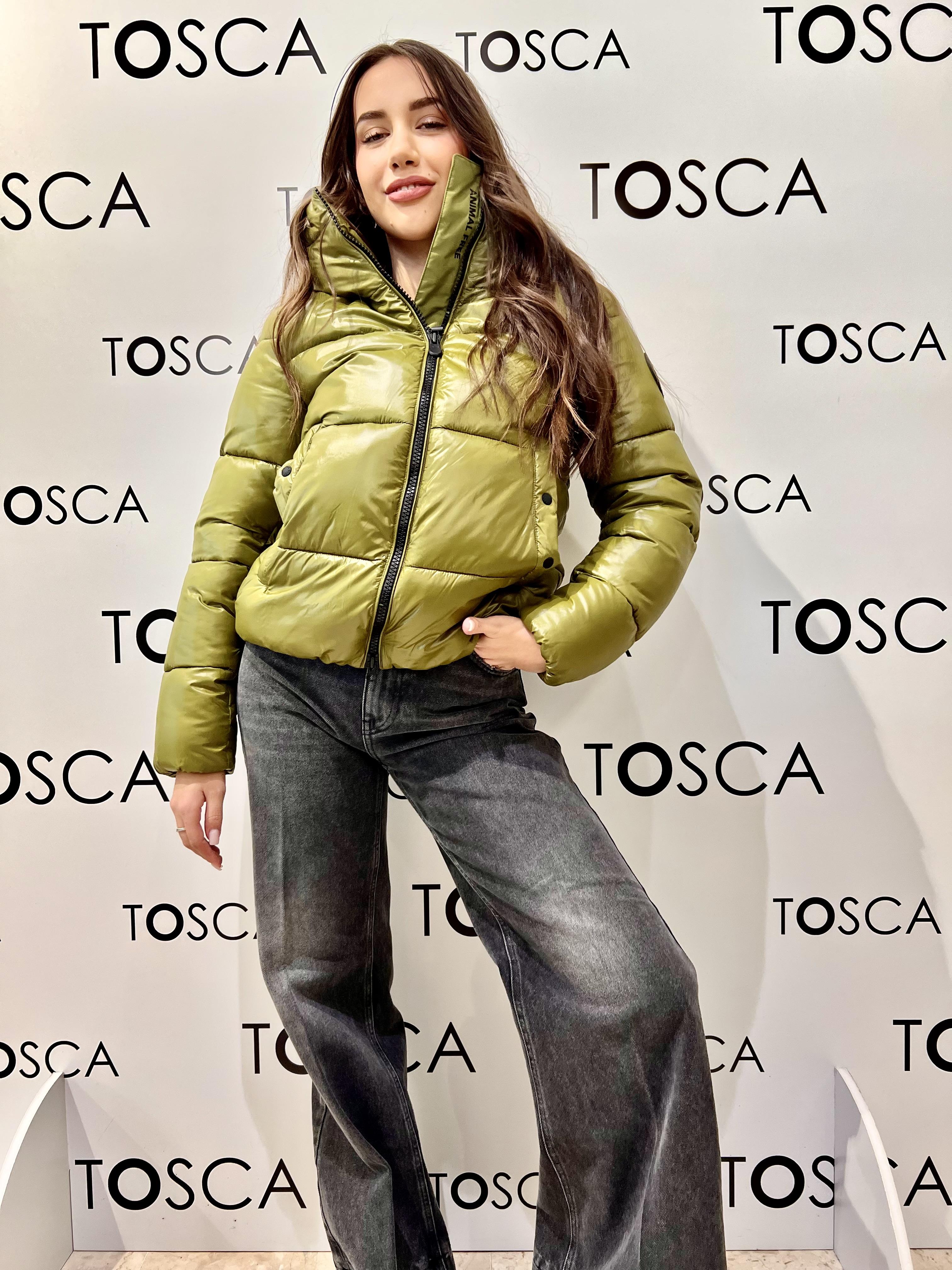 Piumino corto verde Donna Save The Duck D31989W LUCK19 BIDDY 50064VERDE SAVE THE DUCK