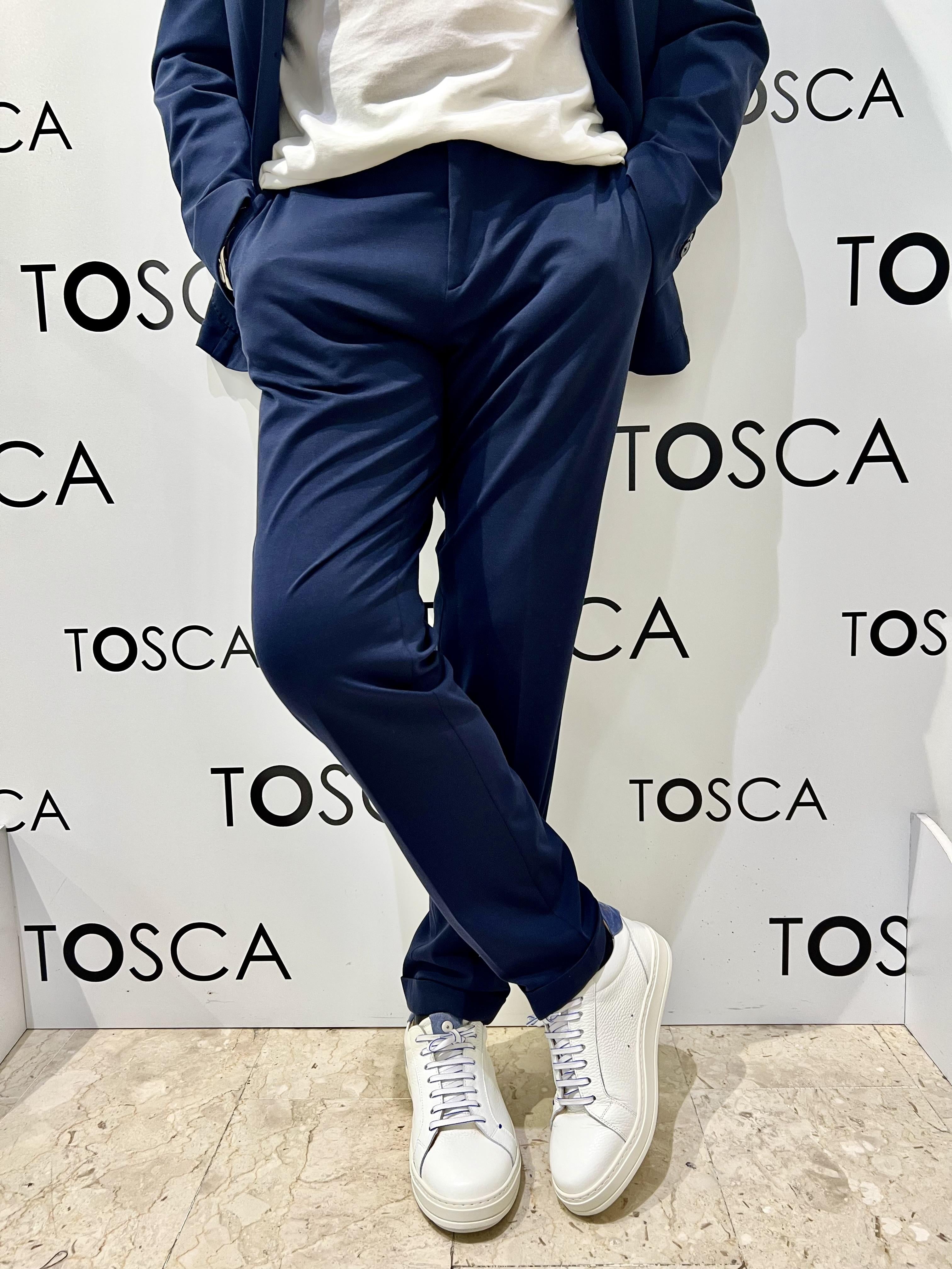 pantaloni in punto milanoi outfit OUPT0001 I SOLDIBLU OUTFIT