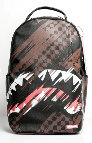 zainetto smeared grunge backpack sprayground 