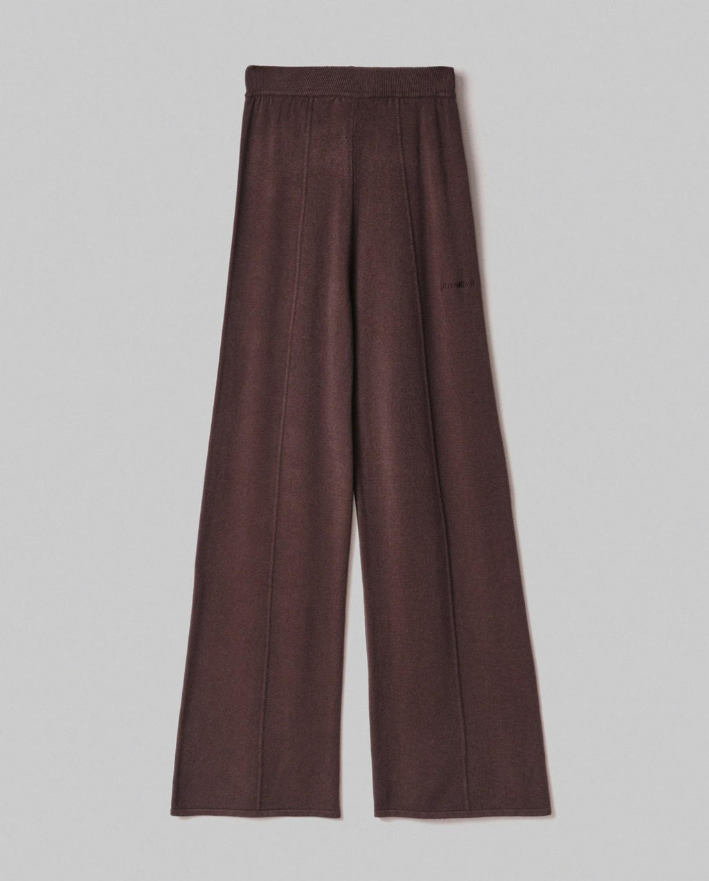 pantalone in maglia a palazzo con nervature hinnominate 