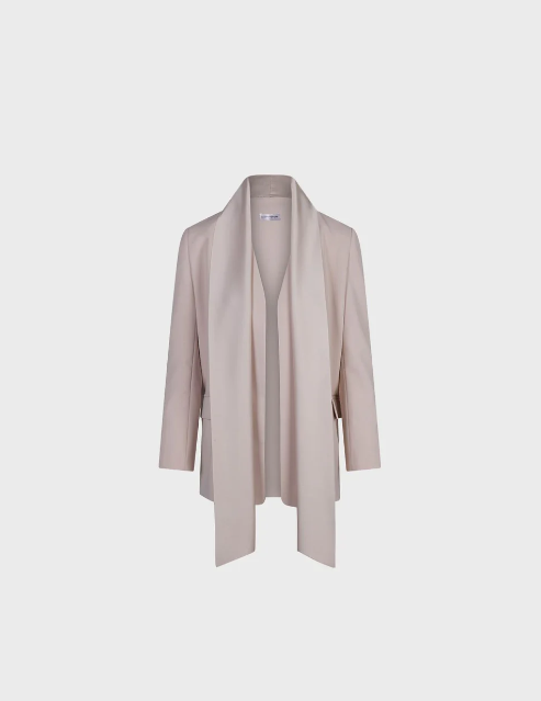 blazer con sciarpa ferrone S18XBFRICOBEIGE FERRONE