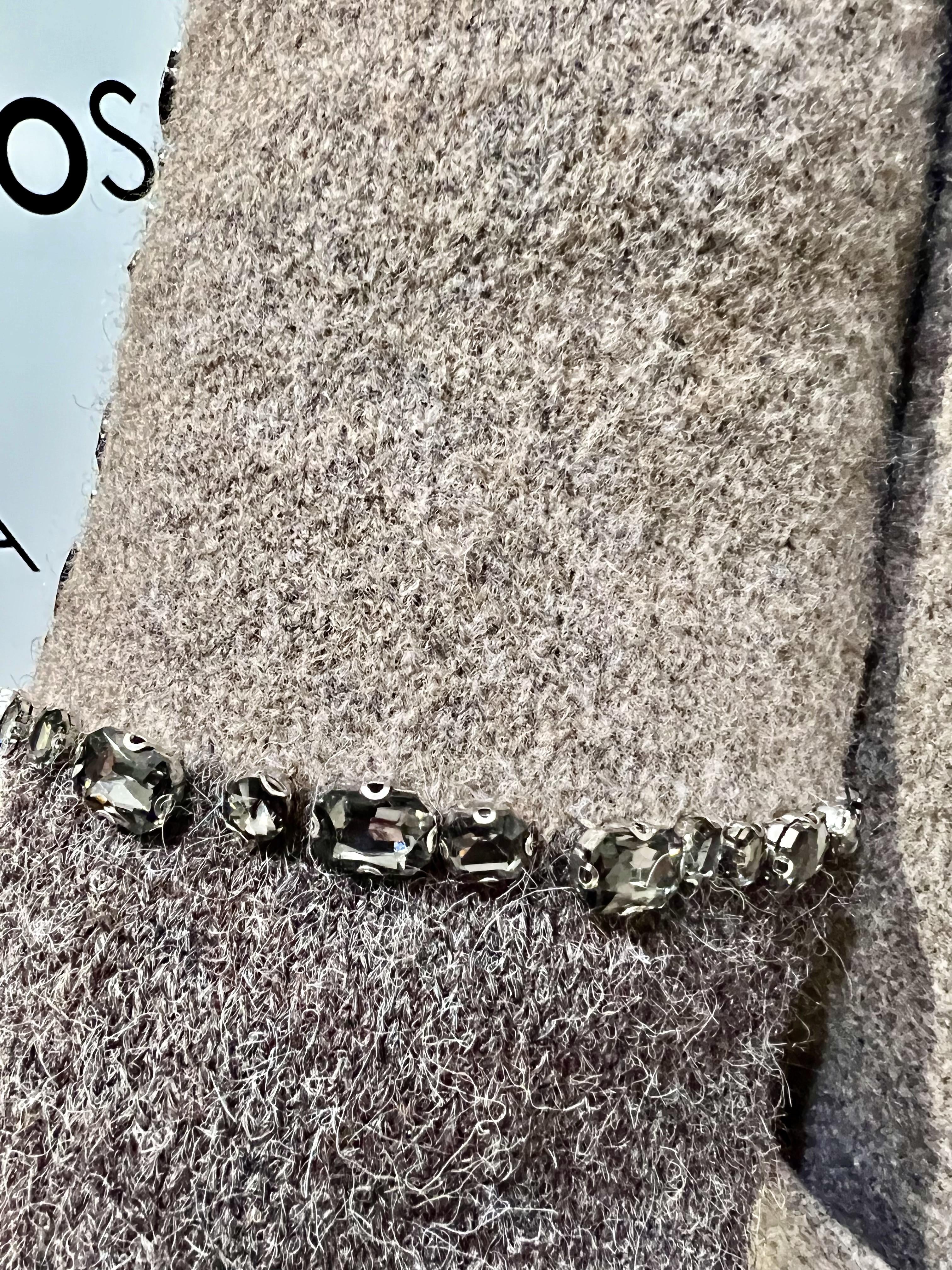 cappotto in maglia con cintura 55002FMARRONE VICOLO