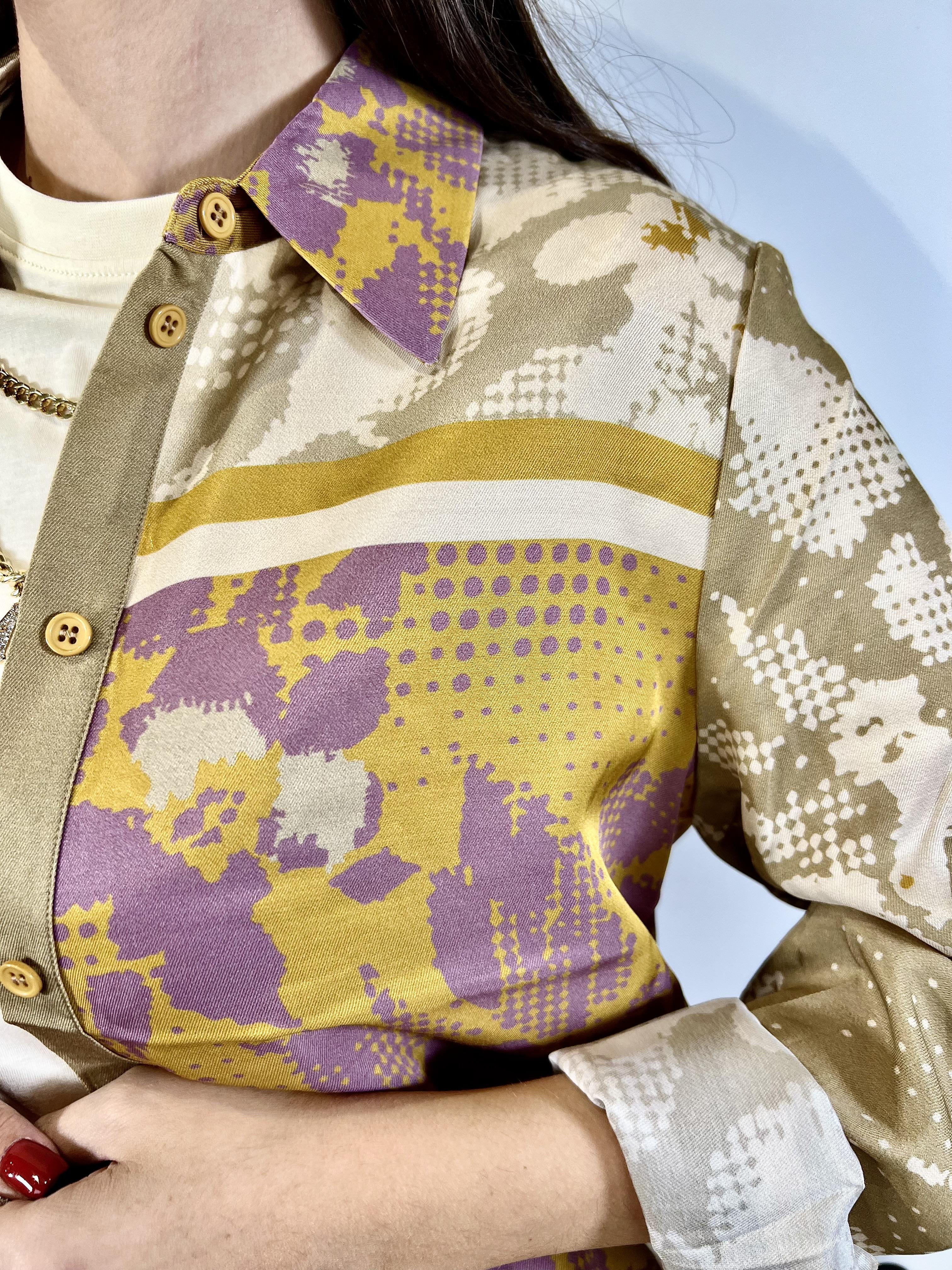 camicia stampa foulard silvian heach 