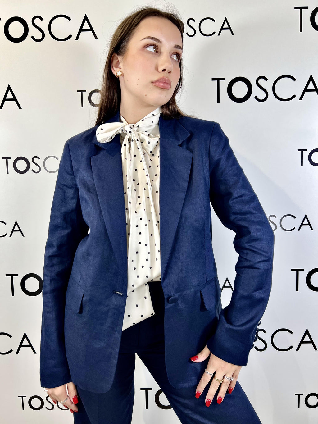 giacca con revers classici e linee essenziali silvian heach 