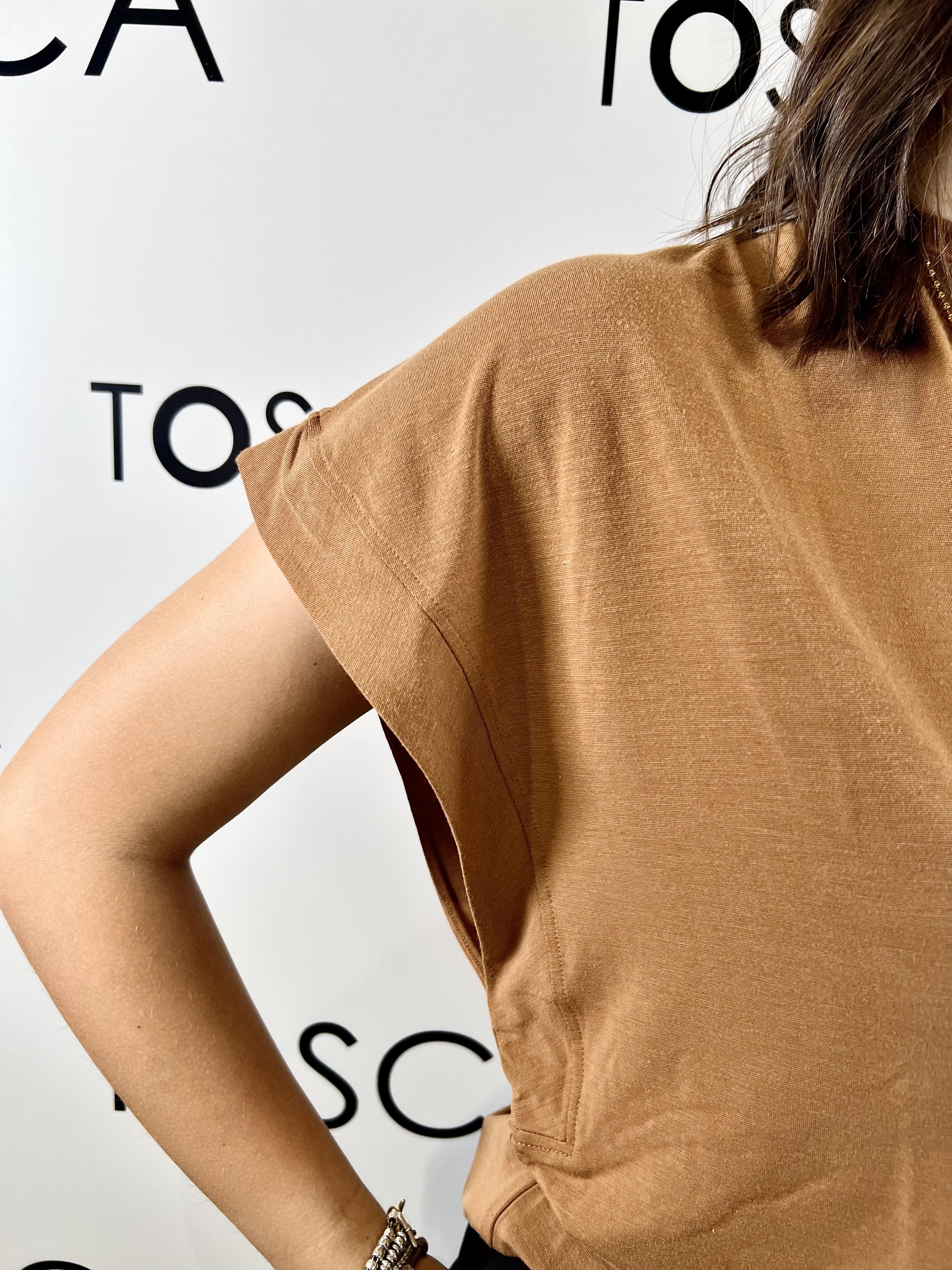t-shirt in viscosa over hinnominate 