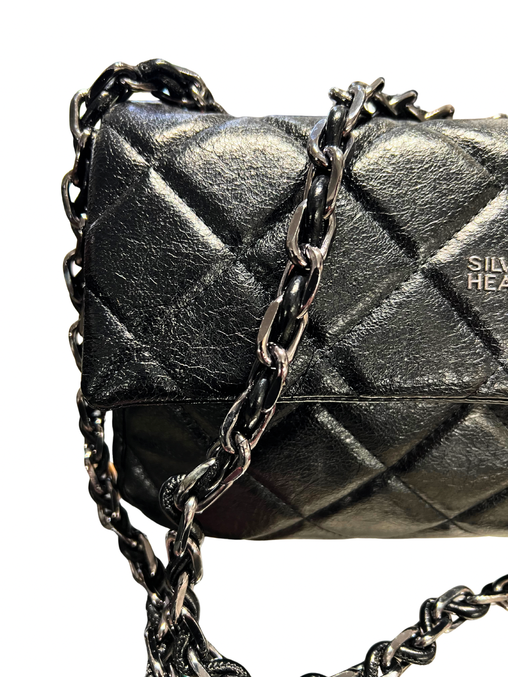 borsa trapuntata con tracolla a catena silvian heach 