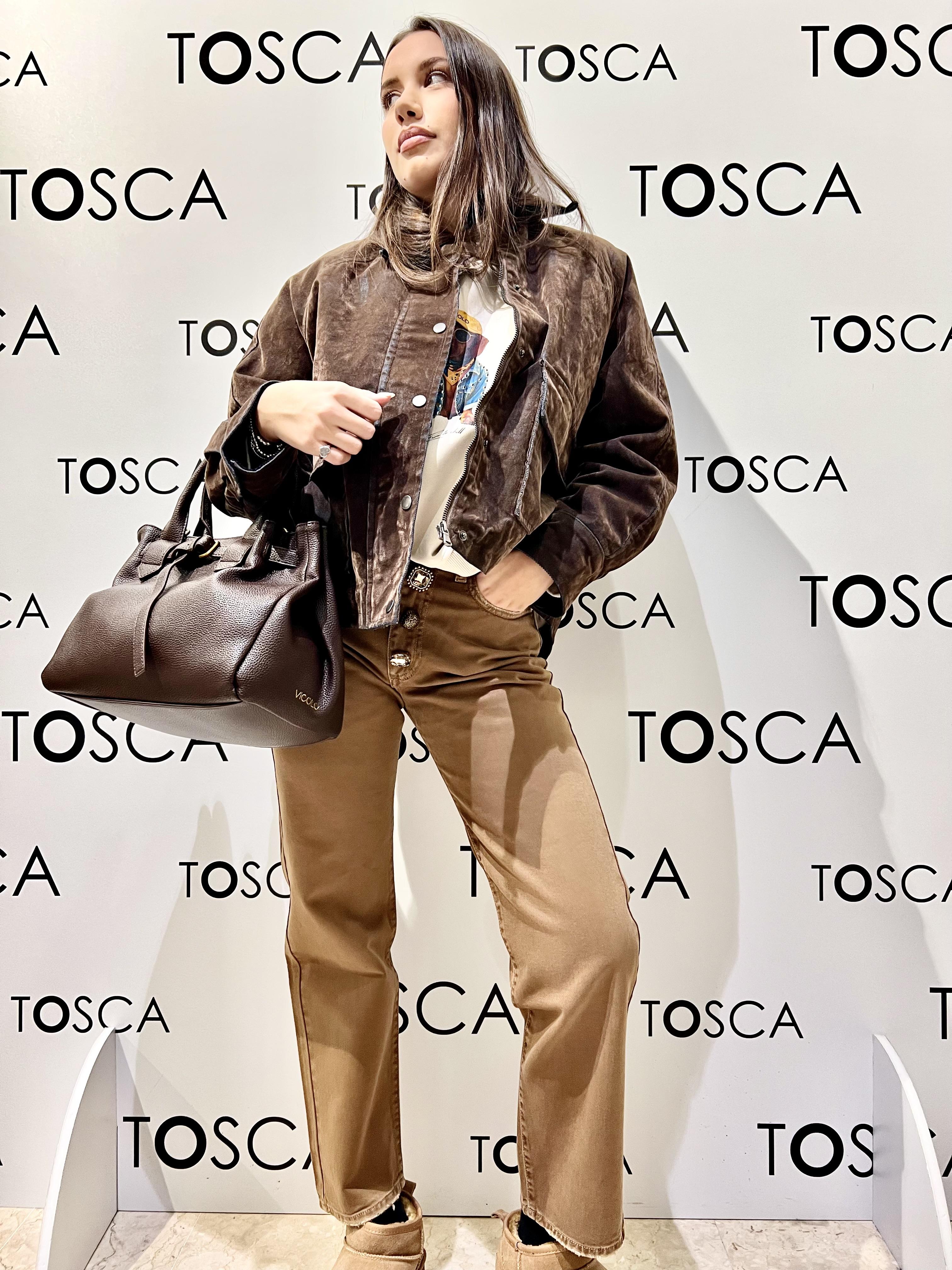 alessandra giacca vintage DF5070MARRONE VICOLO