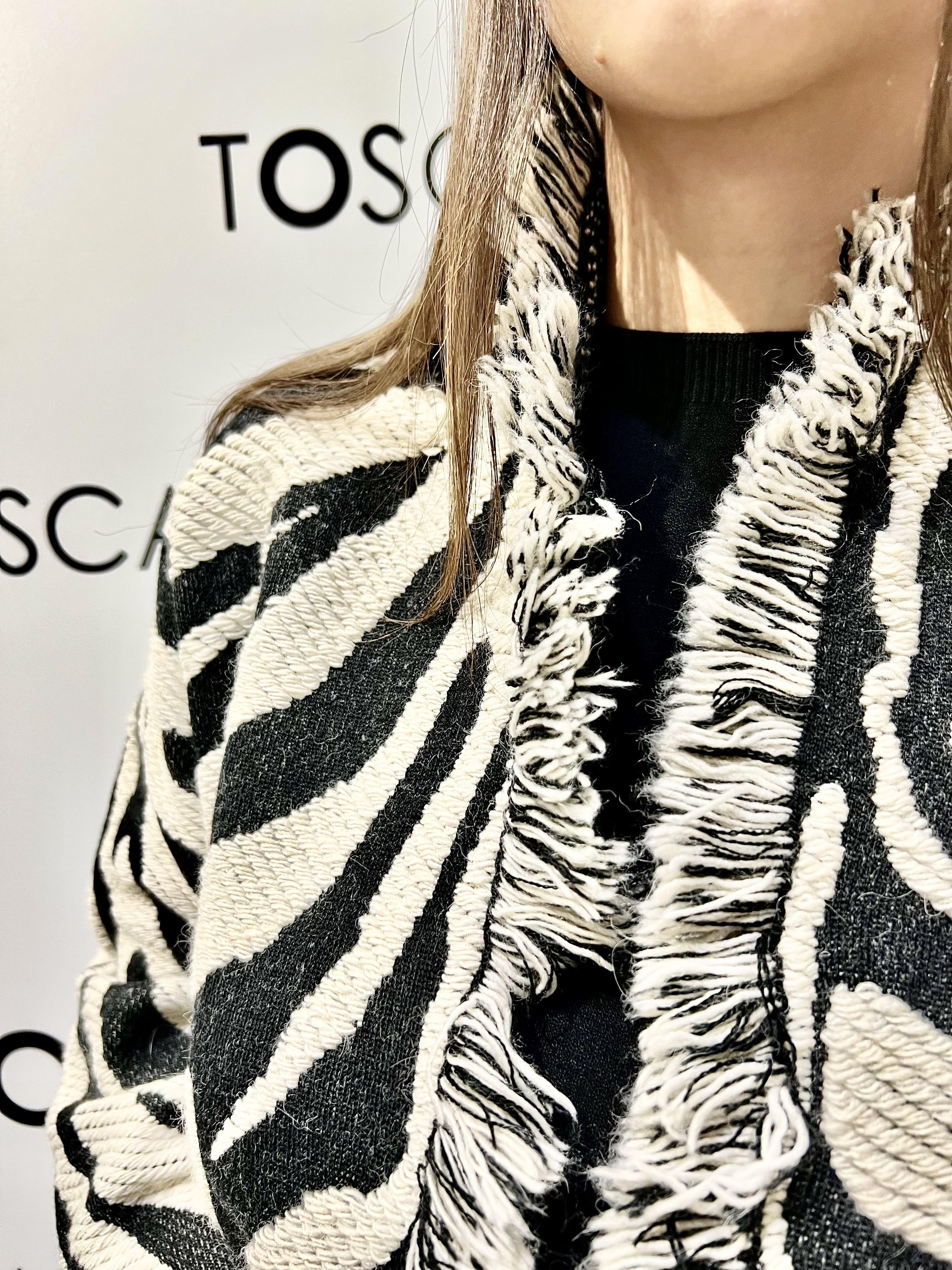 giacca zebrata  kontatto 3M1033NIFANTASIA UNICA KONTATTO