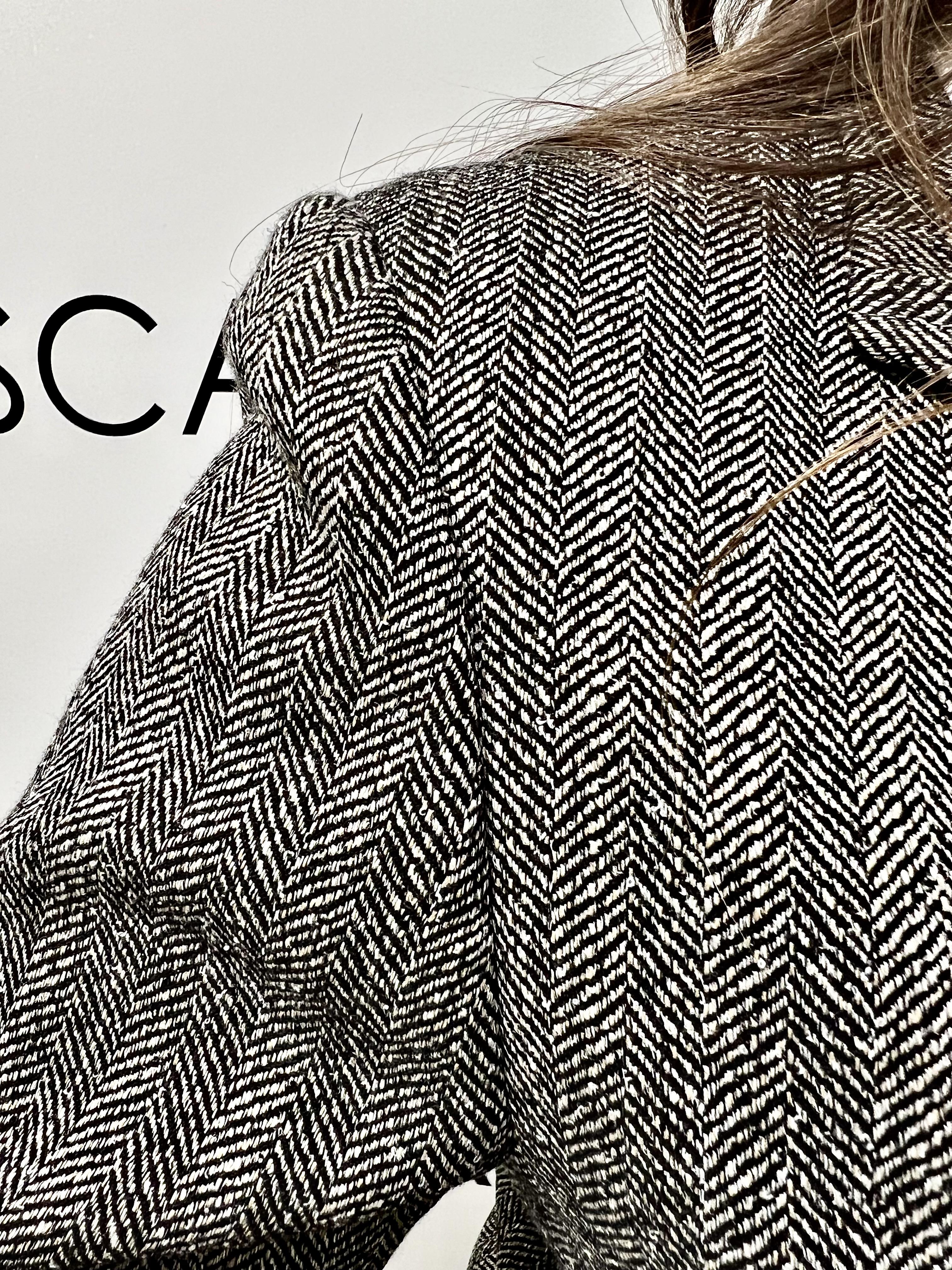 giacca monopetto dritta con placchetta nero gaëlle paris GAABW06757TMTP0021NERO GAELLE